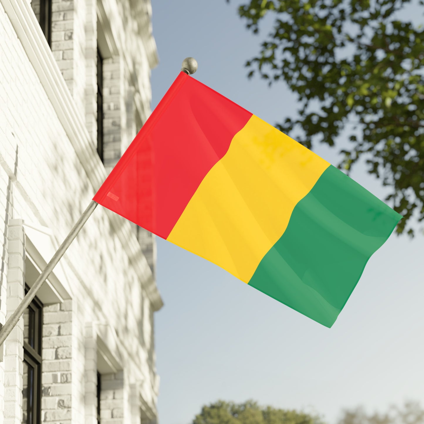 Flag Village Guinea Flag 18" x 12" / 36" x 24" / 60" x 36"