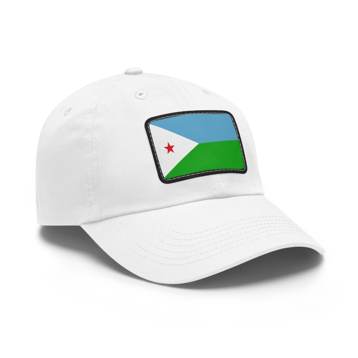 Flag Djibouti Flag Hat Cap with Leather Patch