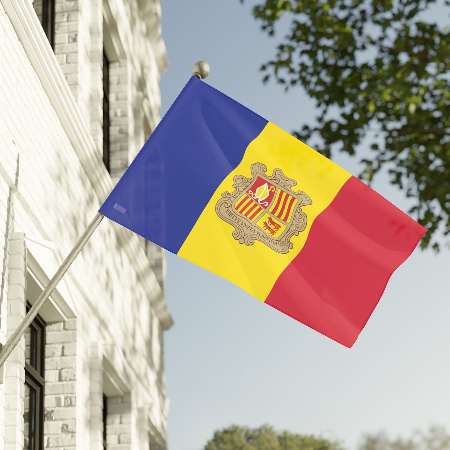 Flag Village Andorra Flag 18" x 12" / 36" x 24" / 60" x 36"