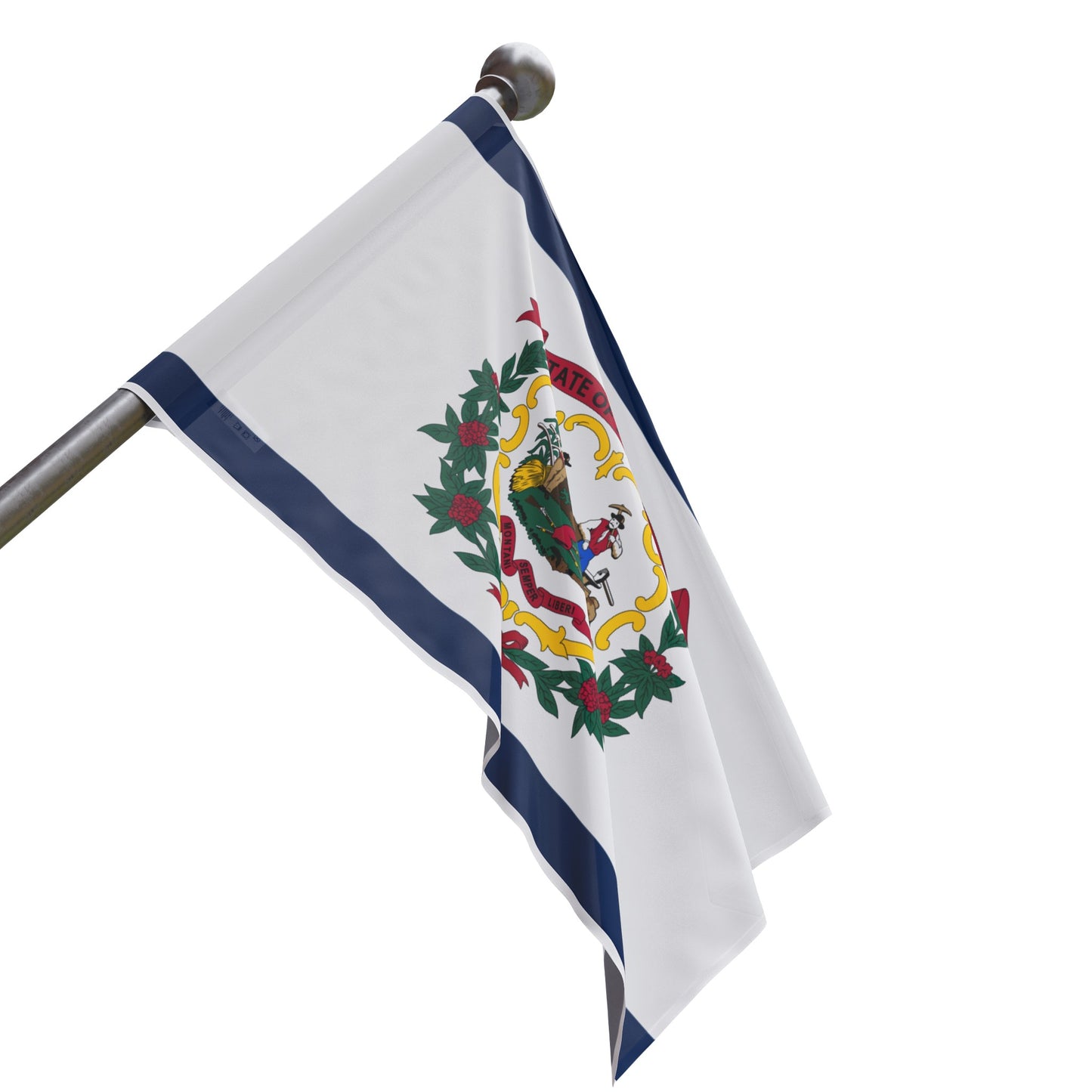 Flag Village USA West Virginia State Flag 18" x 12" / 36" x 24" / 60" x 36"