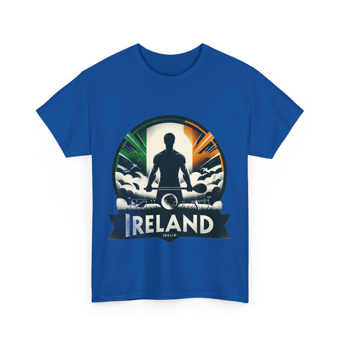Flag Village Ireland Sporting Flag T-SHIRT Heavy Cotton Tee IRL0005