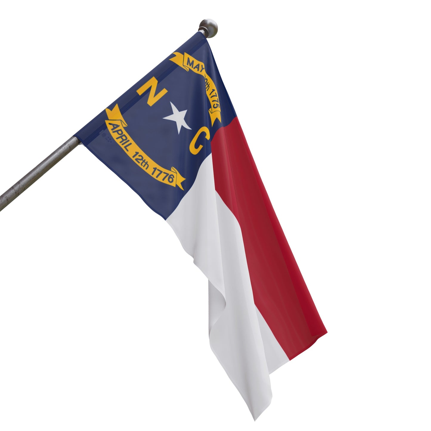 Flag Village USA North Carolina State Flag 18" x 12" / 36" x 24" / 60" x 36"