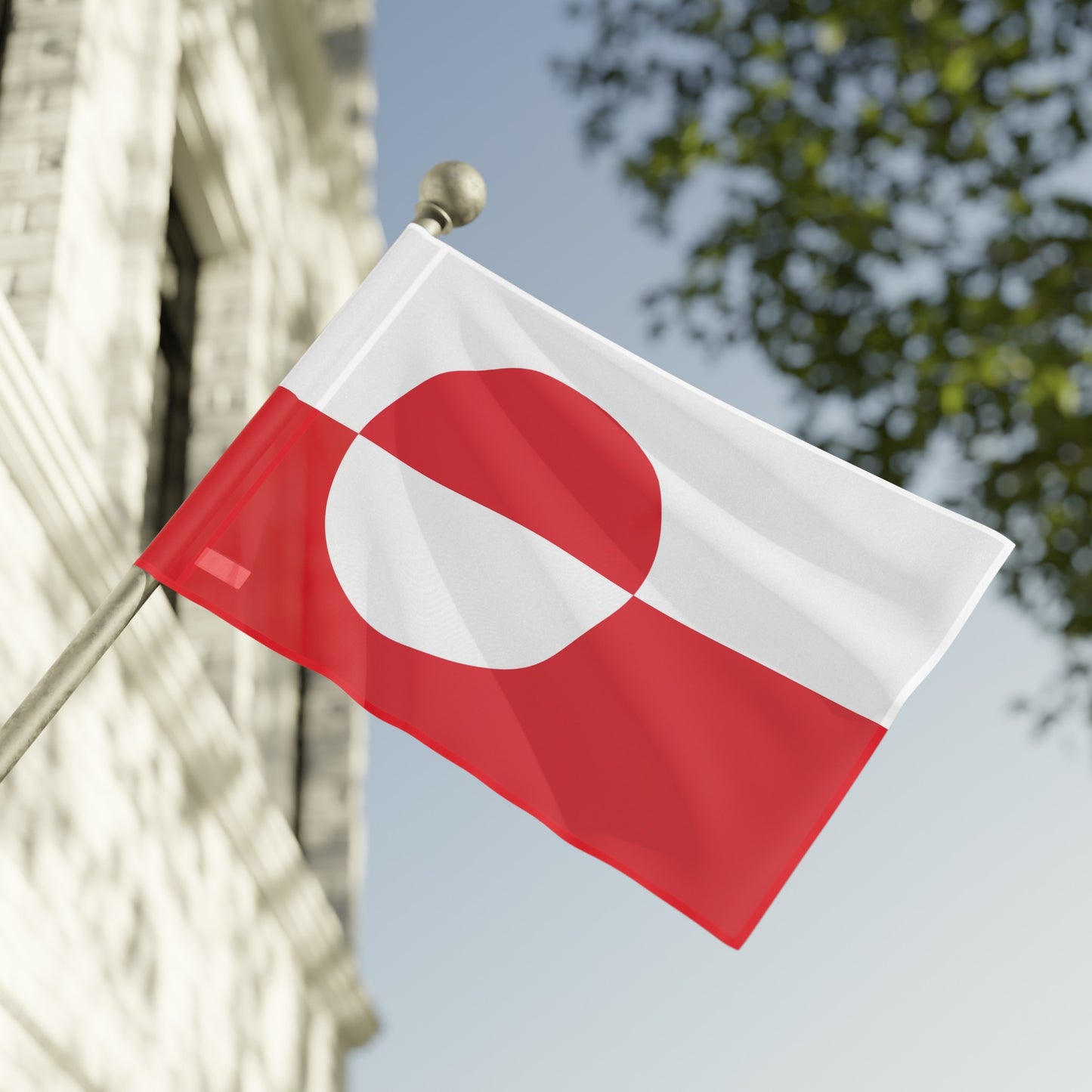 Flag Village Greenland Flag 18" x 12" / 36" x 24" / 60" x 36"