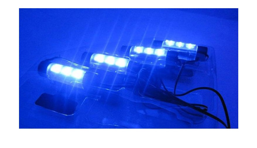 Flag Village Auto Tools Car interior atmosphere lights Car interior atmosphere lights Foot lights Car interior blue lights 780 decorative lights