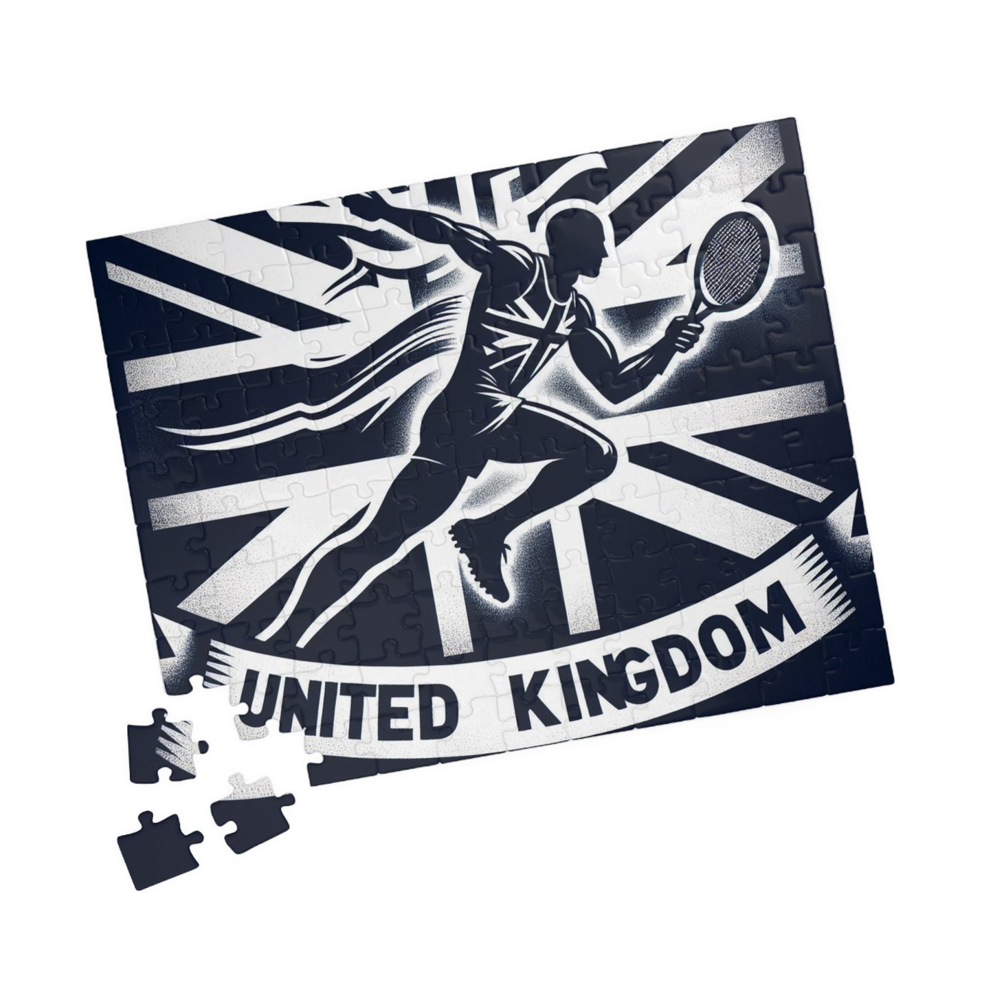 Flag Village United Kingdom Sporting Flag Puzzle (110, 252, 520, 1014-piece) UK0012