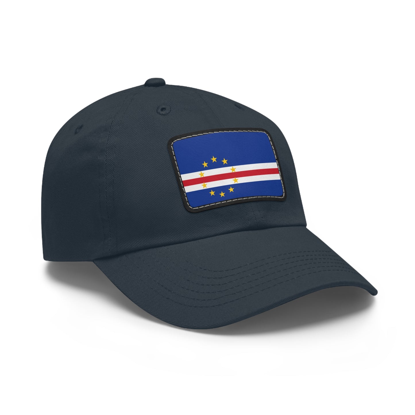 Flag Village Cape Verde Flag Hat Cap with Leather Patch
