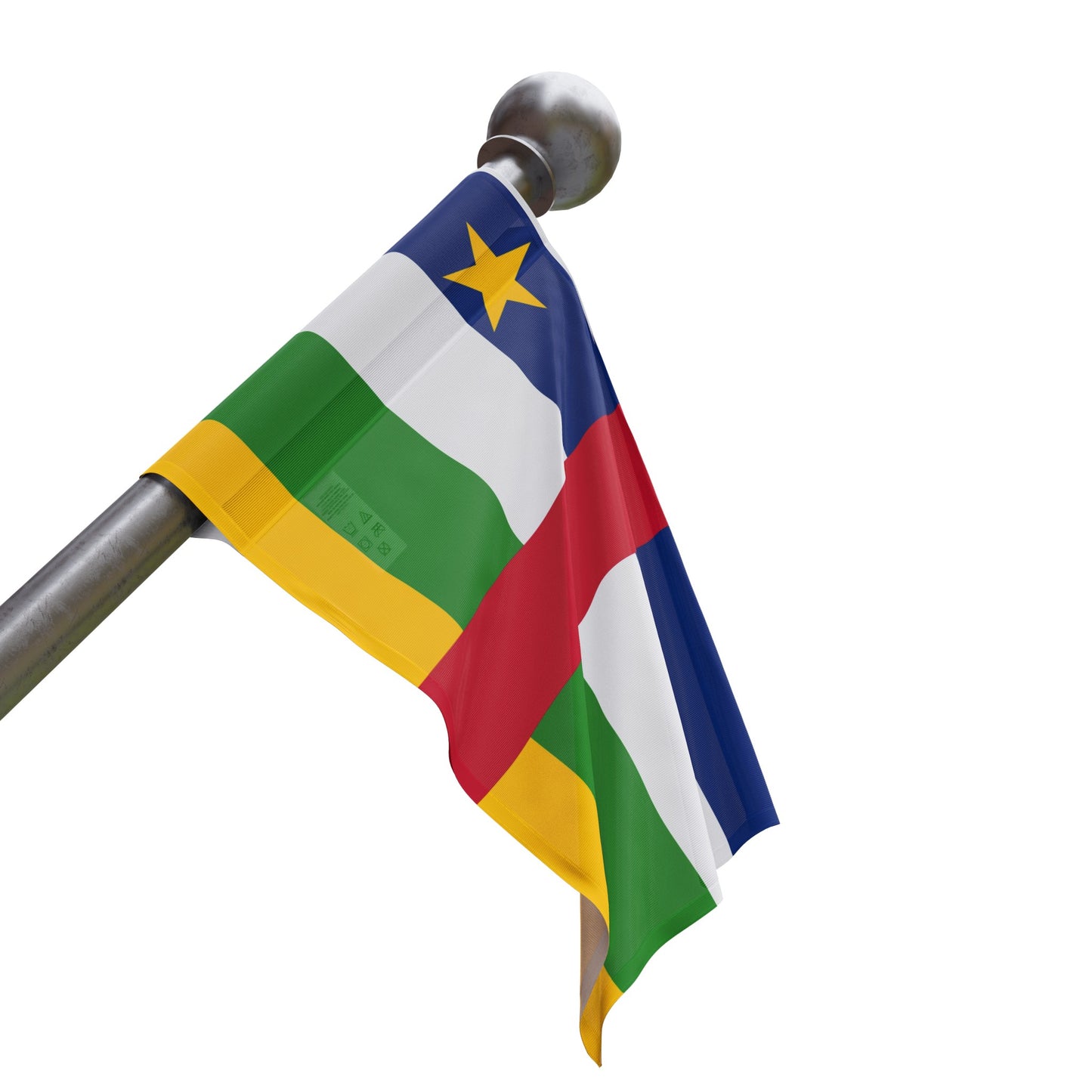 Flag Village Central African Republic Flag 18" x 12" / 36" x 24" / 60" x 36"