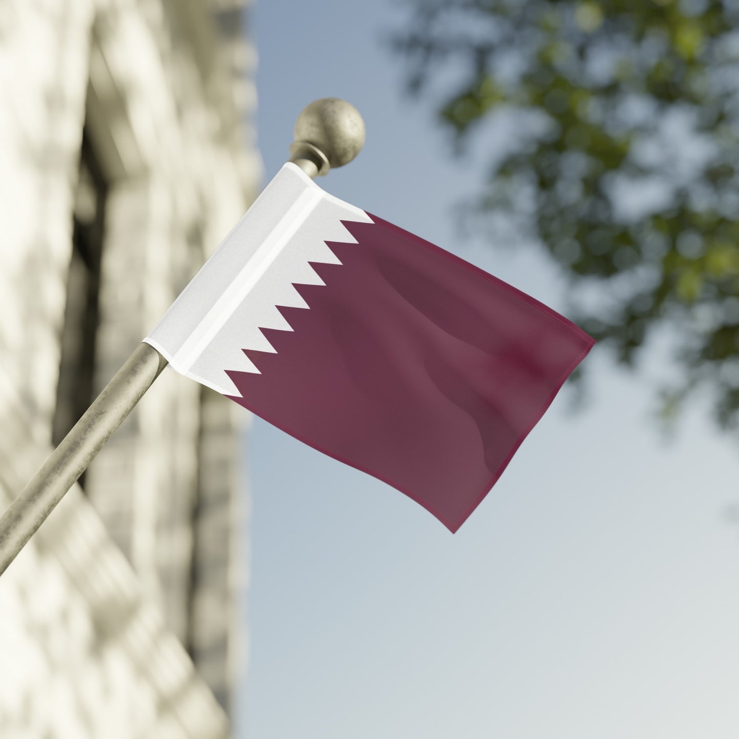Flag Village Qatar Flag 18" x 12" / 36" x 24" / 60" x 36"