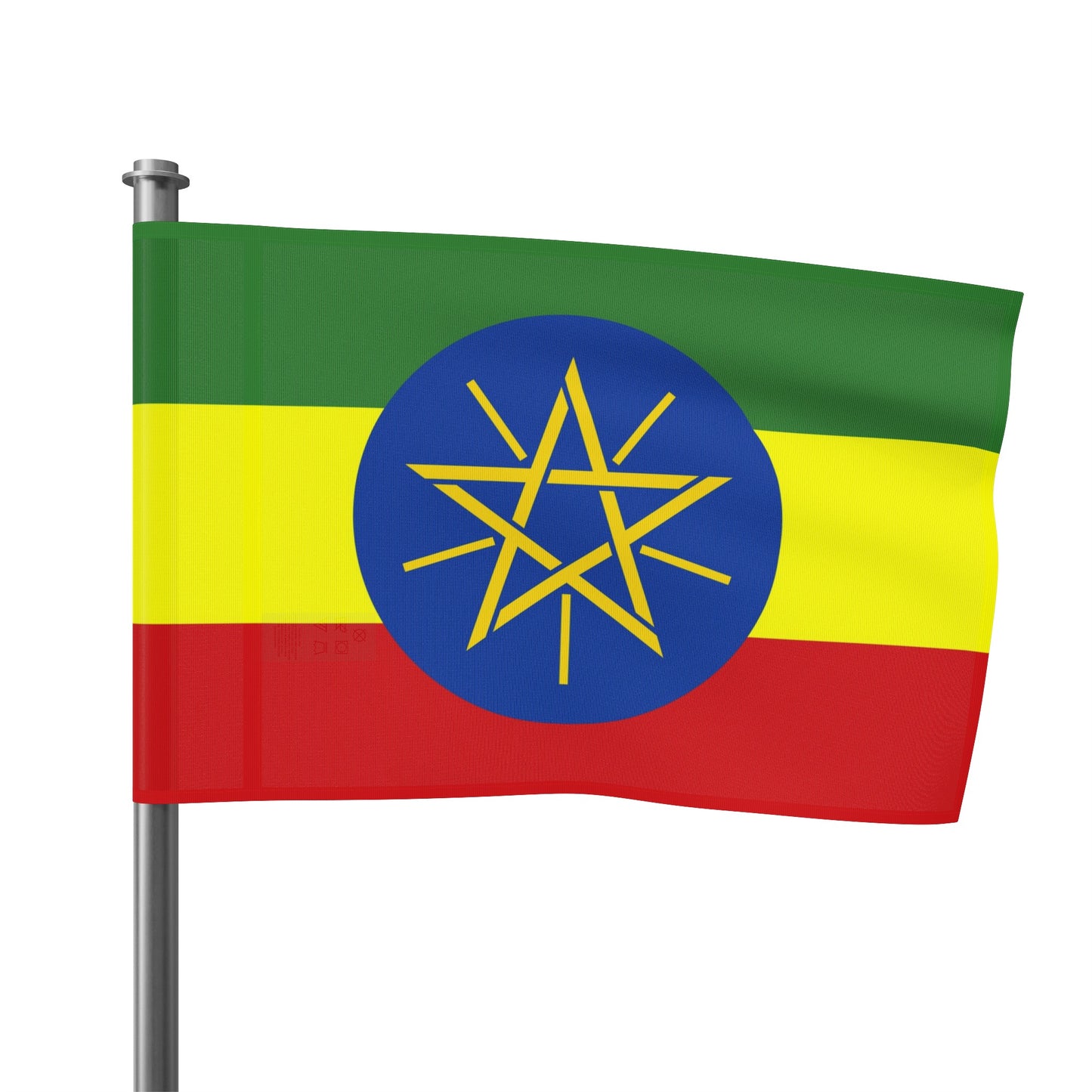Flag Village Ethiopia Flag 18" x 12" / 36" x 24" / 60" x 36"