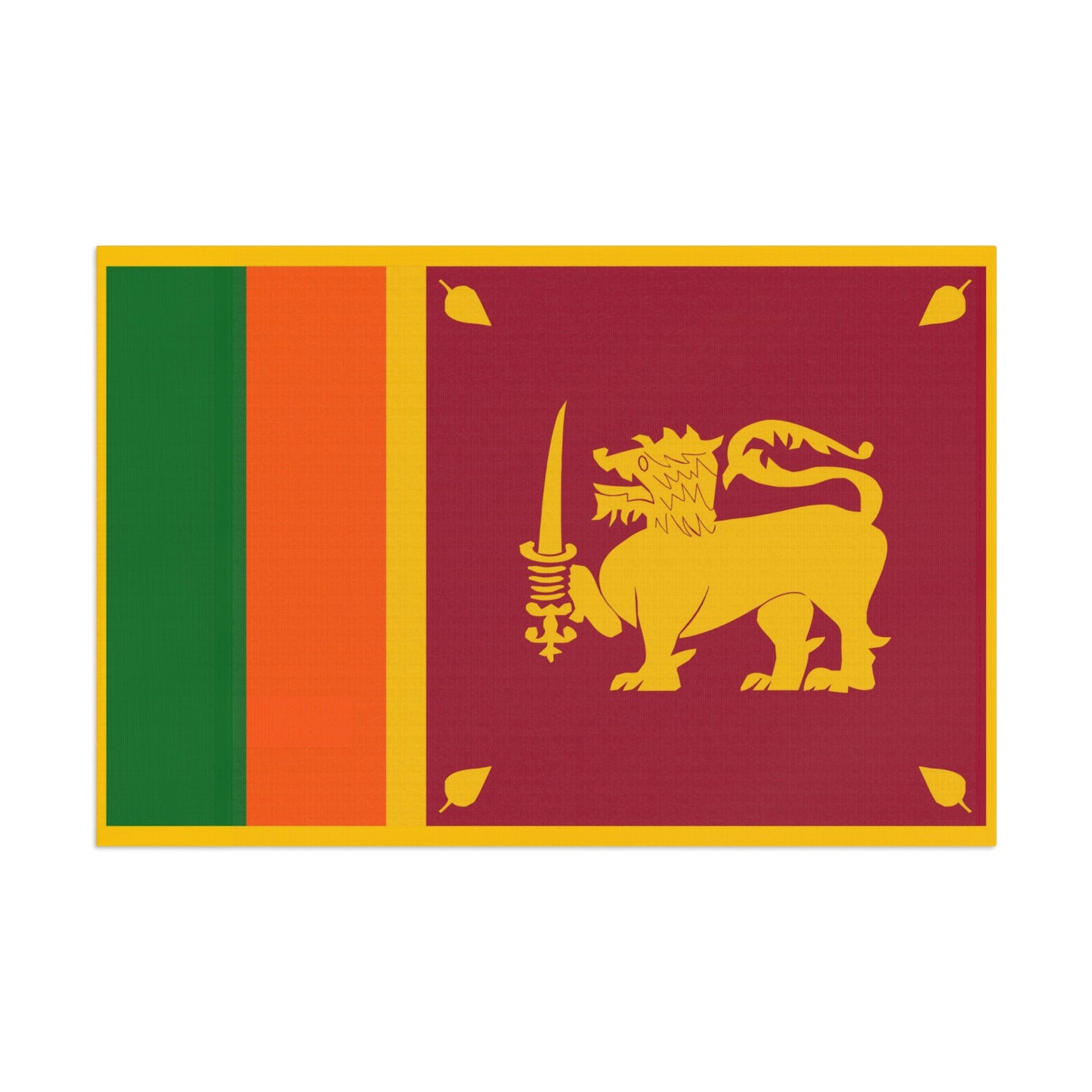 Flag Village Sri Lanka Flag 18" x 12" / 36" x 24" / 60" x 36"