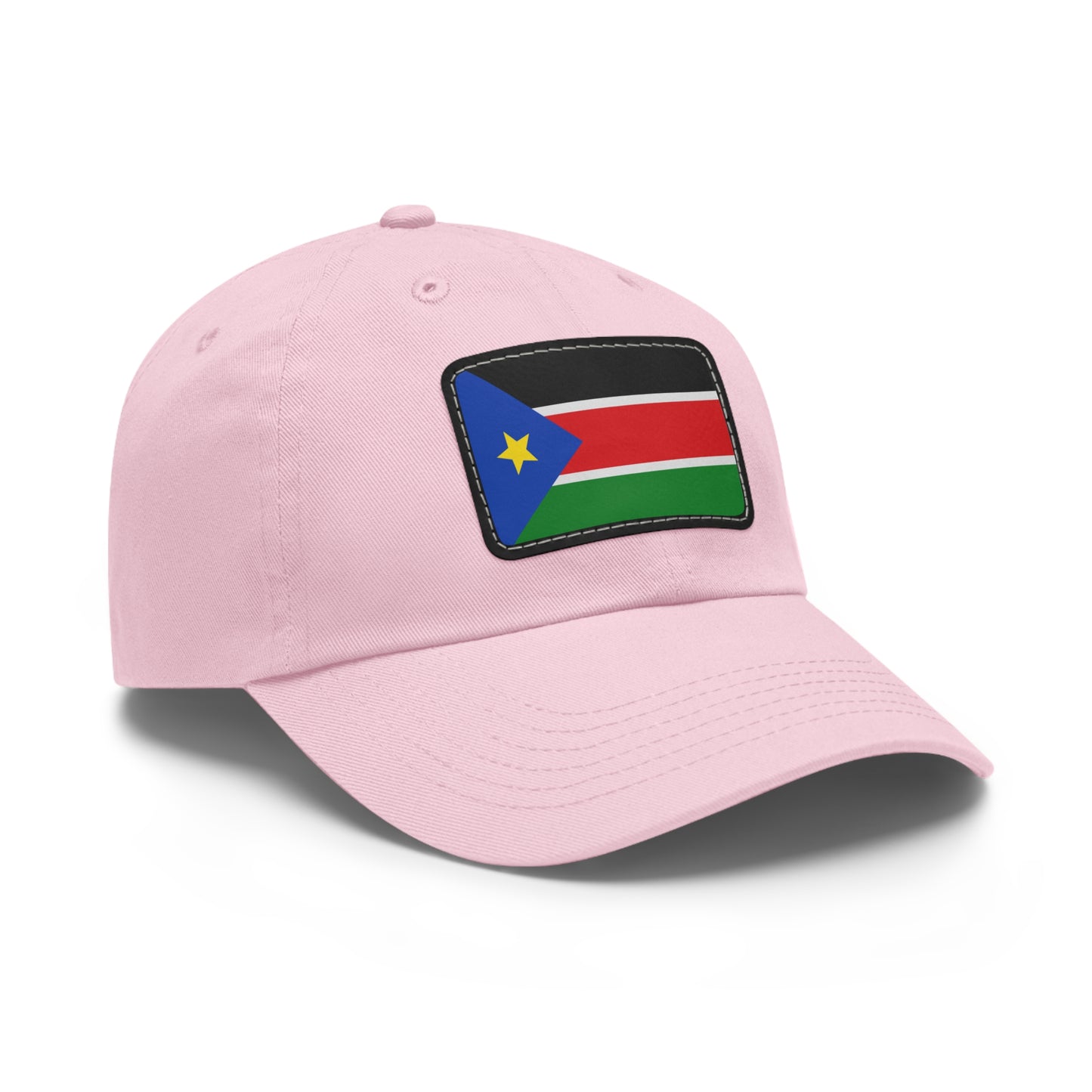 Flag Village South Sudan Flag Hat Cap with Leather Patch