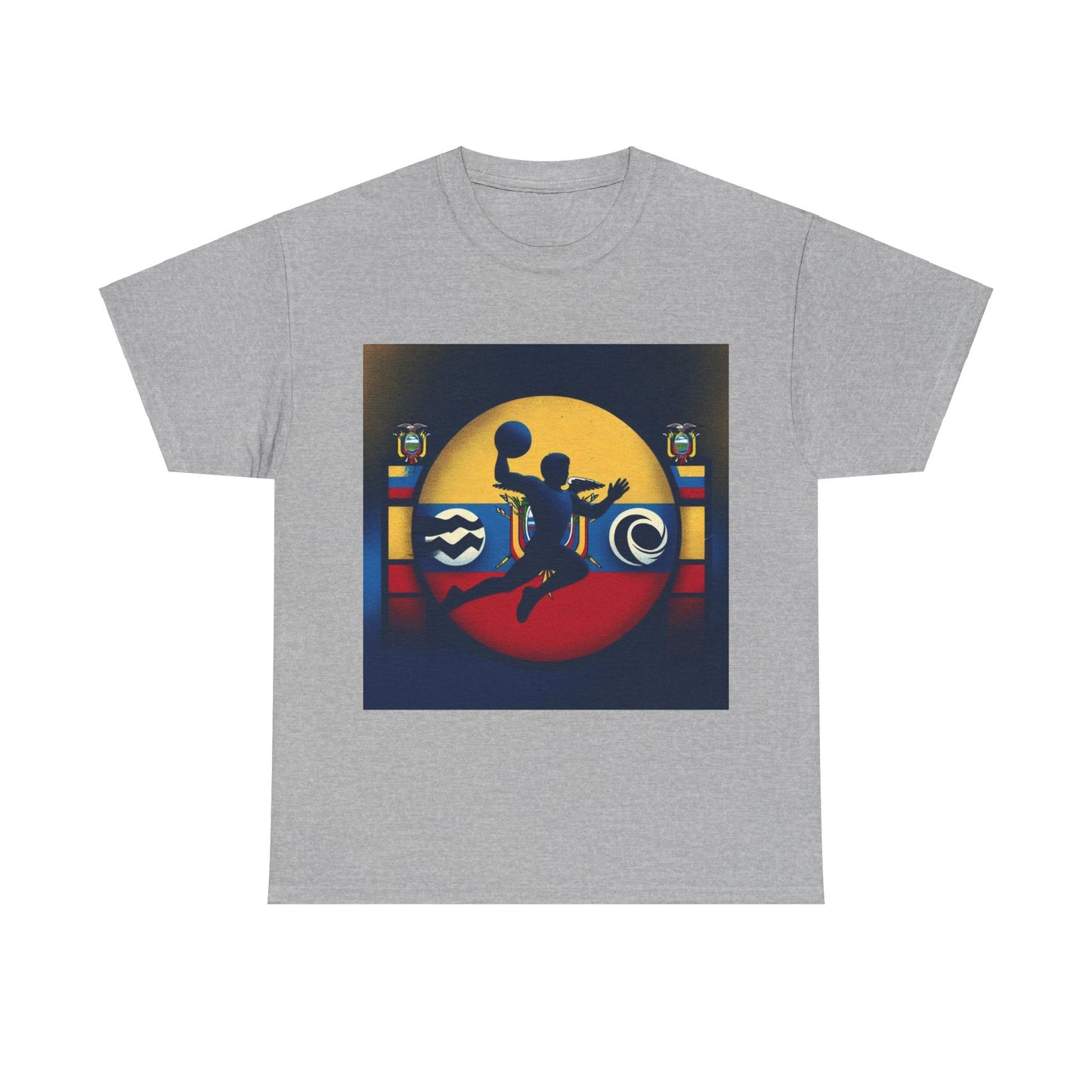 Flag Village Ecuador Sporting Flag T-SHIRT Heavy Cotton Tee ECU0005