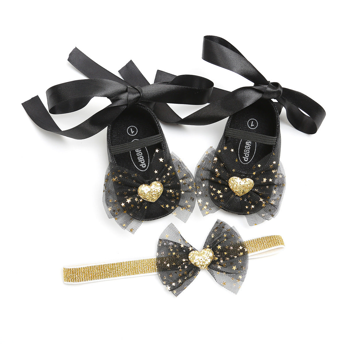 Flag Village Cute butterfly baby gift box with baby shoes princess shoes headdress Crown