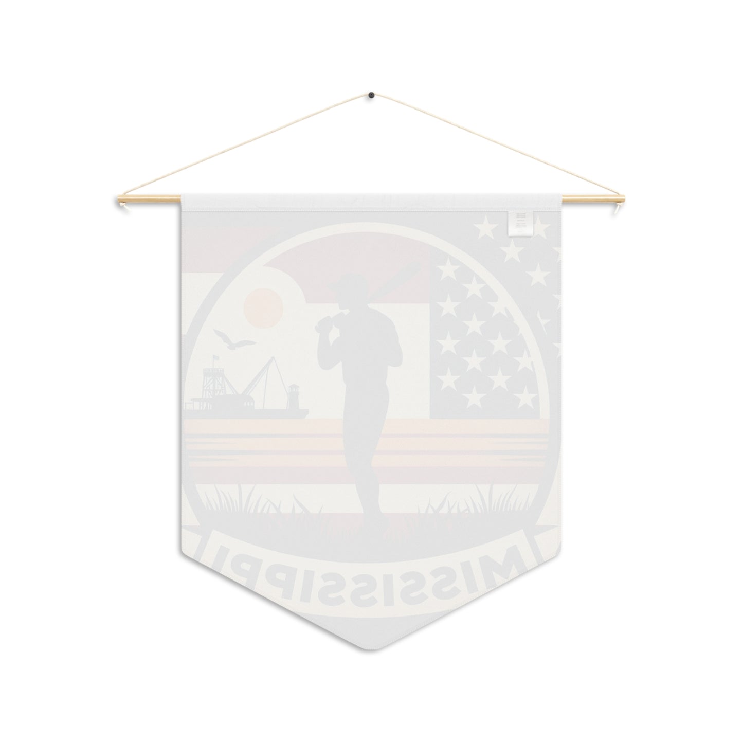 Flag Village Mississippi State Flag Pennant Sporting Home Wall decoration MS0002