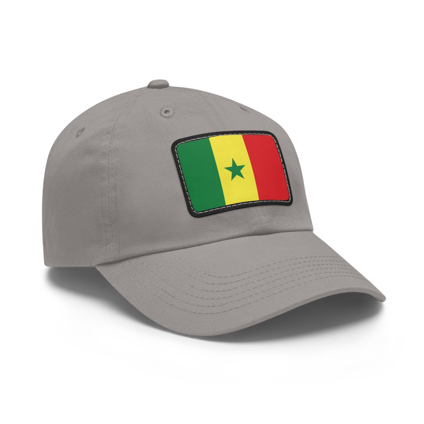 Flag Village Senegal Flag Hat Cap with Leather Patch