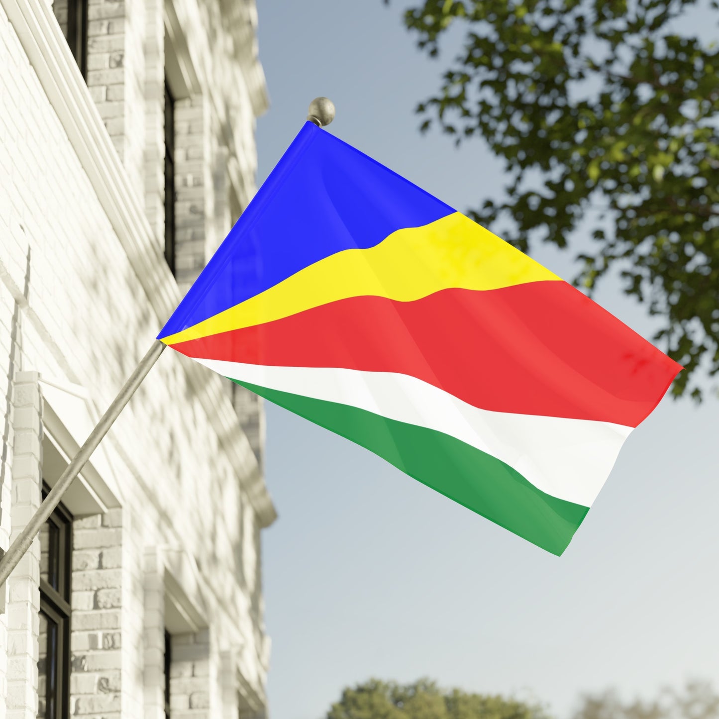 Flag Village Seychelles Flag 18" x 12" / 36" x 24" / 60" x 36"