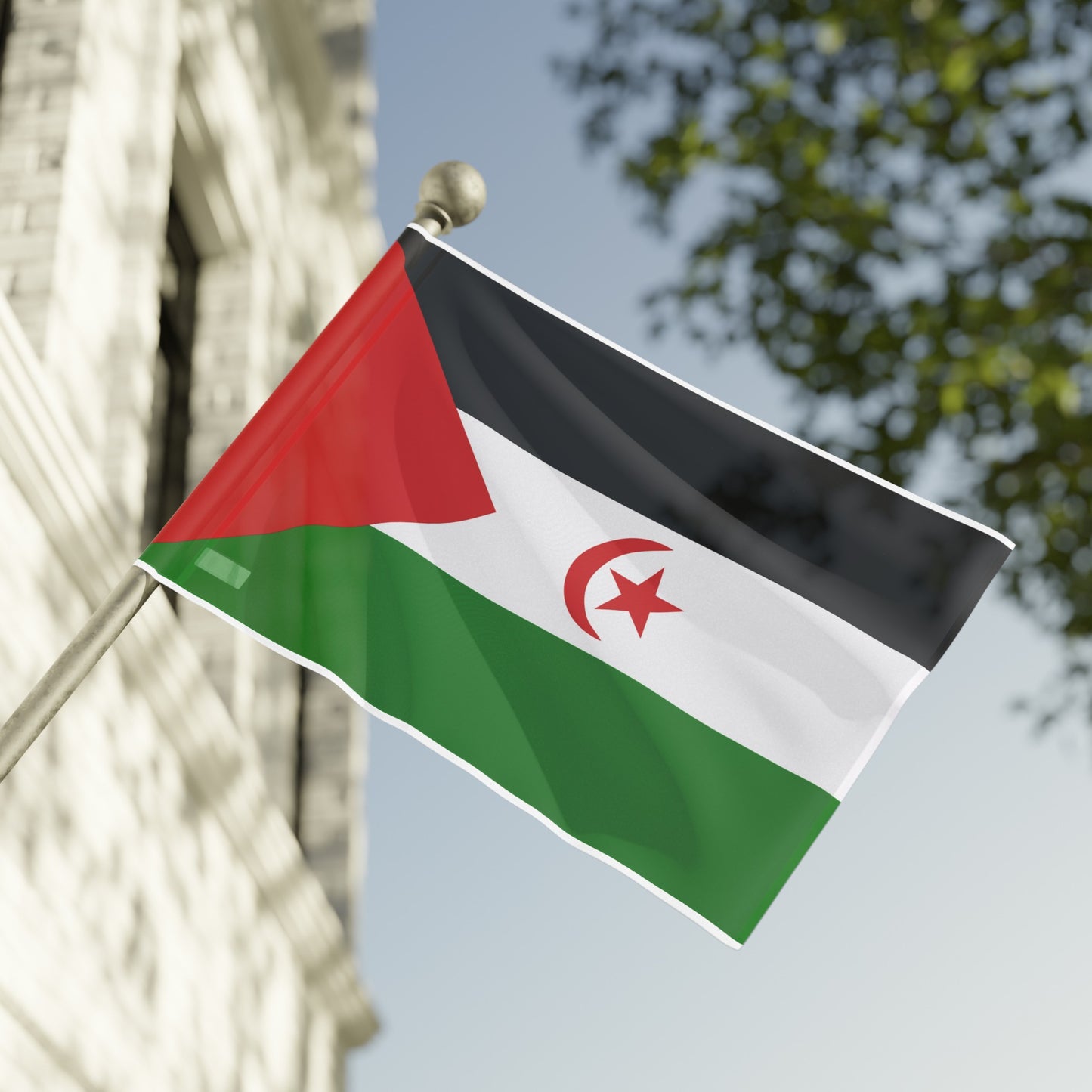 Flag Village Western Sahara Flag 18" x 12" / 36" x 24" / 60" x 36"