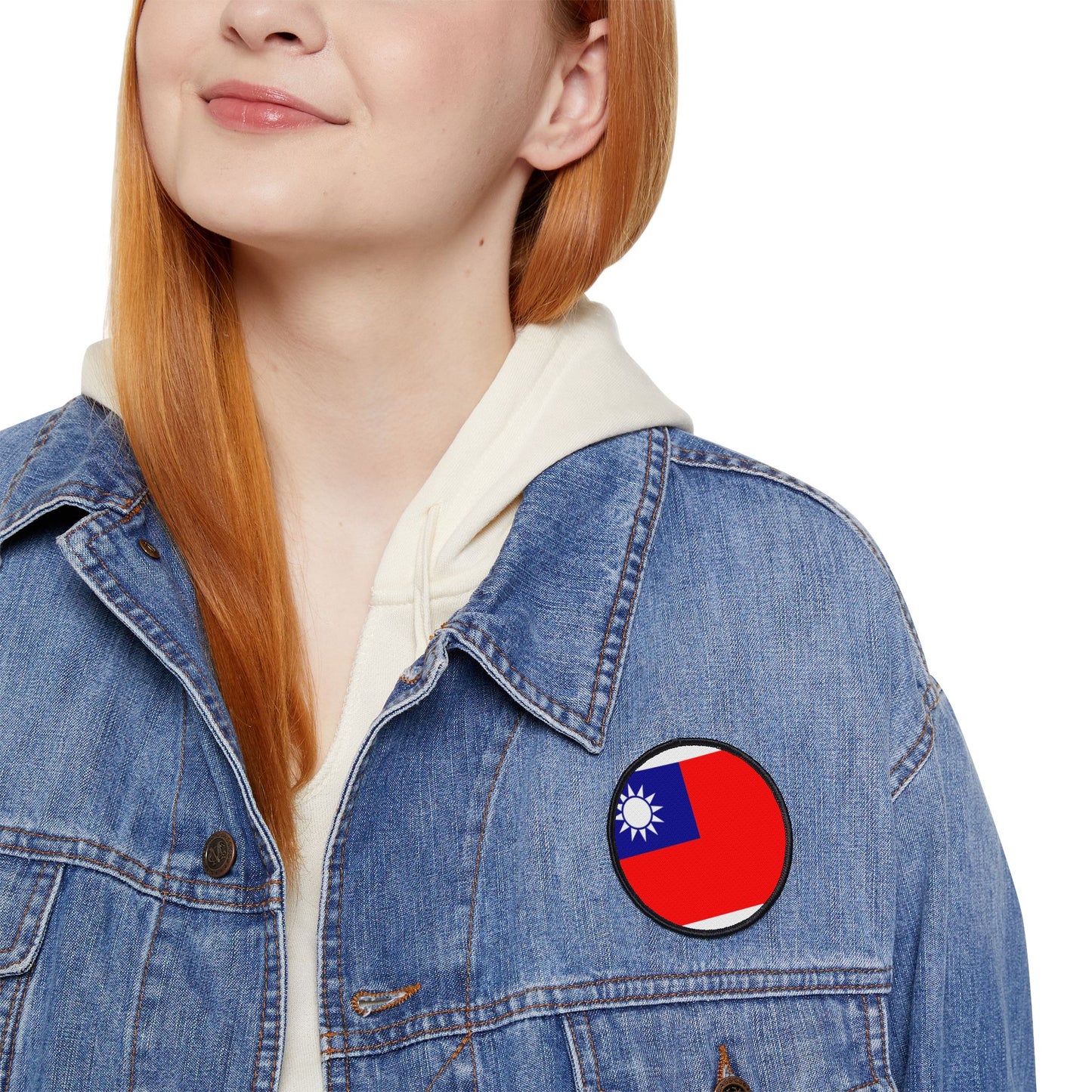 Flag Village Taiwan Flag Embroidery Iron-On Patches