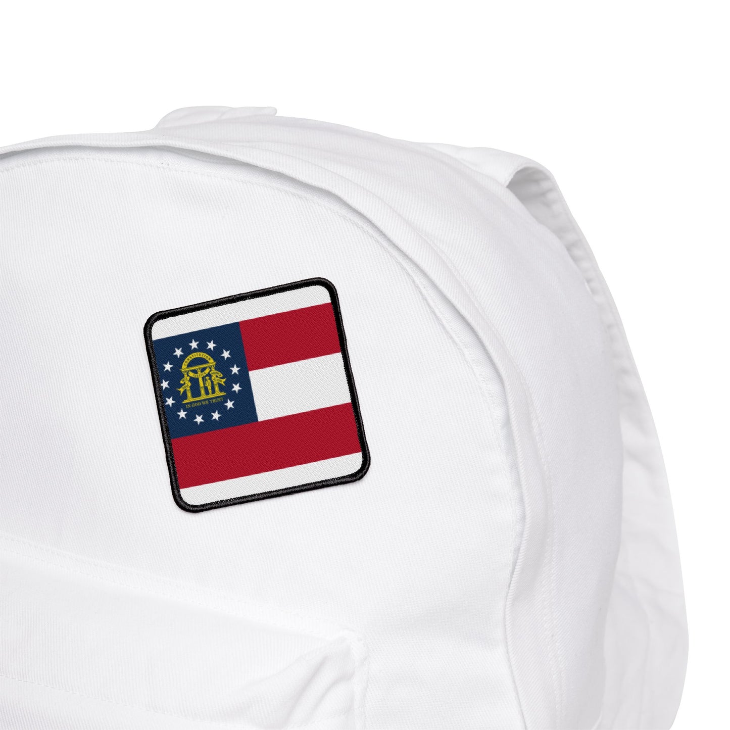 Flag Village Georgia State Flag Embroidery Iron-On Patches