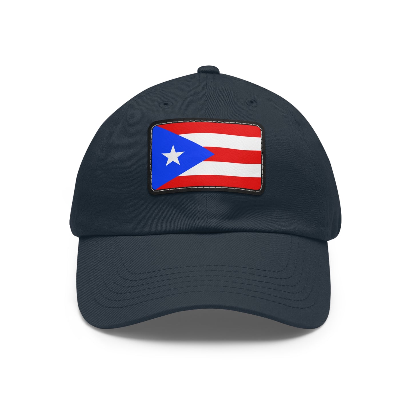 Flag Village USA Puerto Rico State Flag Hat Cap with Leather Patch