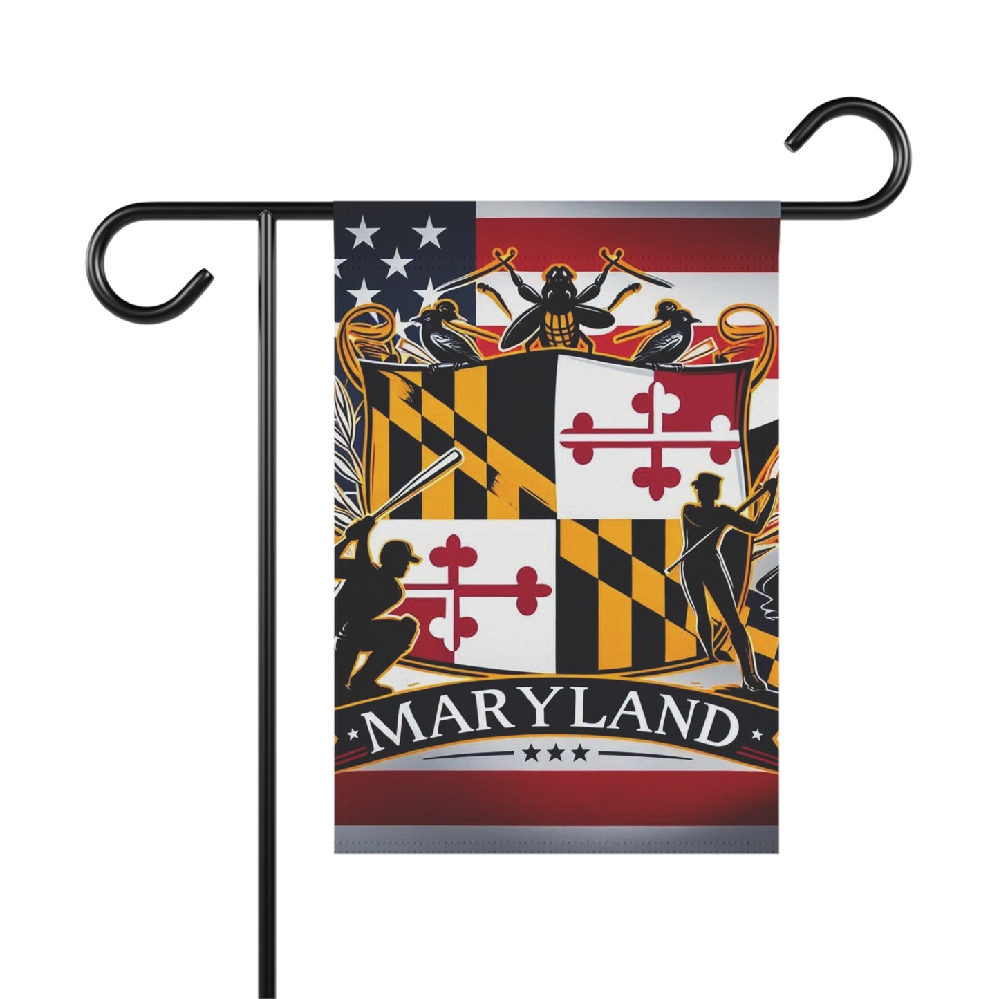 Flag Village Maryland State Flag Sporting Garden & House Banner MD0001
