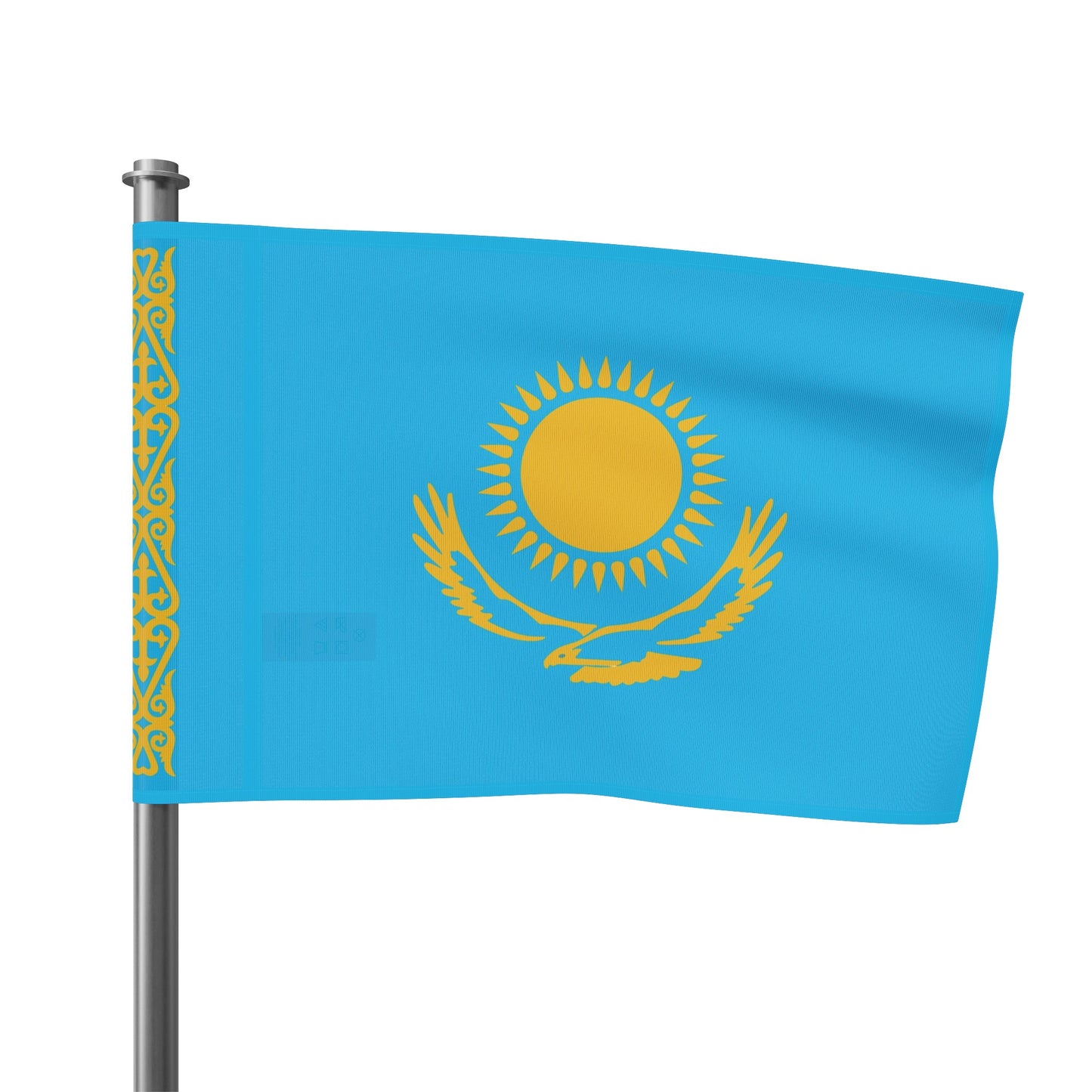 Flag Village Kazakhstan Flag 18" x 12" / 36" x 24" / 60" x 36"
