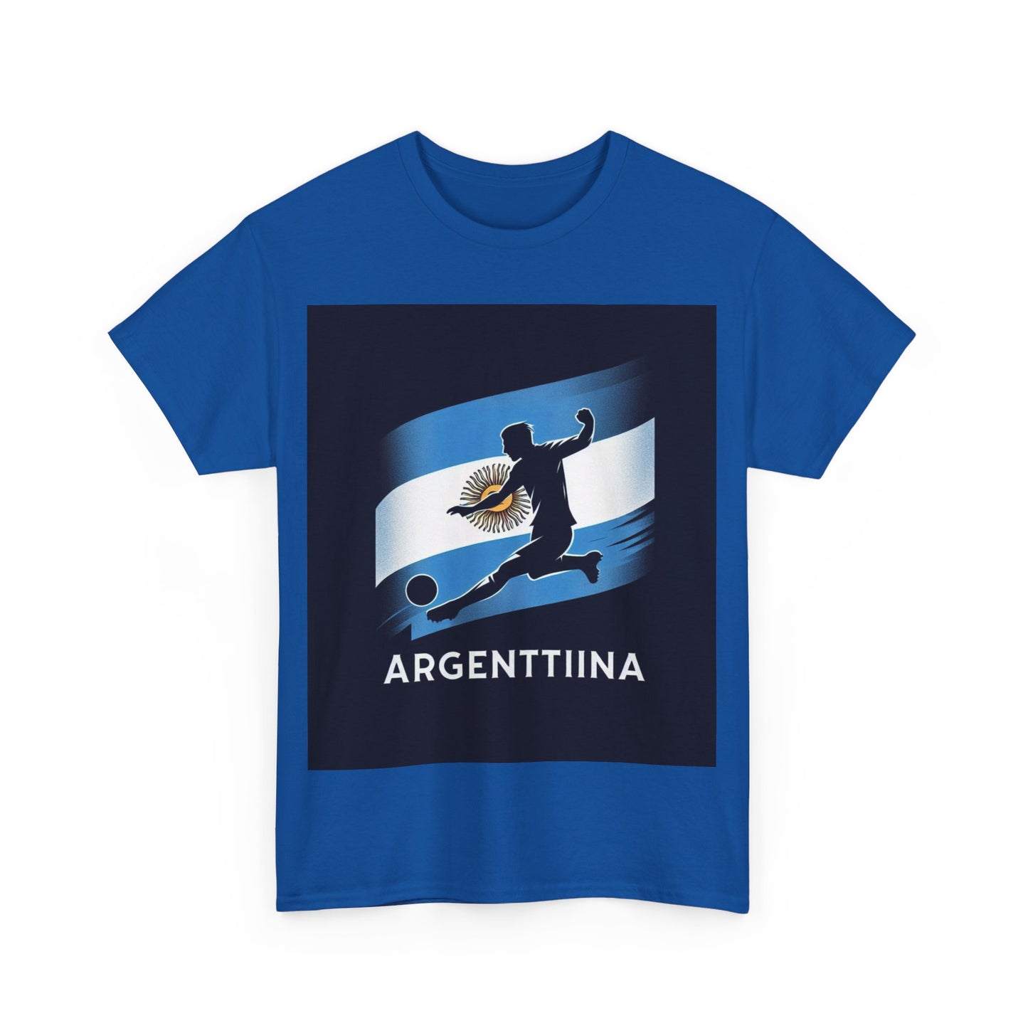 Flag Village Argentina Sporting Flag T-SHIRT Heavy Cotton Tee ARG0003