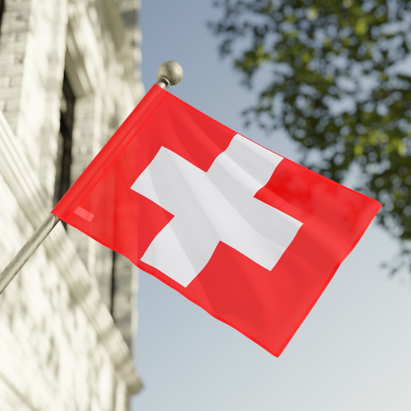 Flag Village Switzerland Flag 18" x 12" / 36" x 24" / 60" x 36"