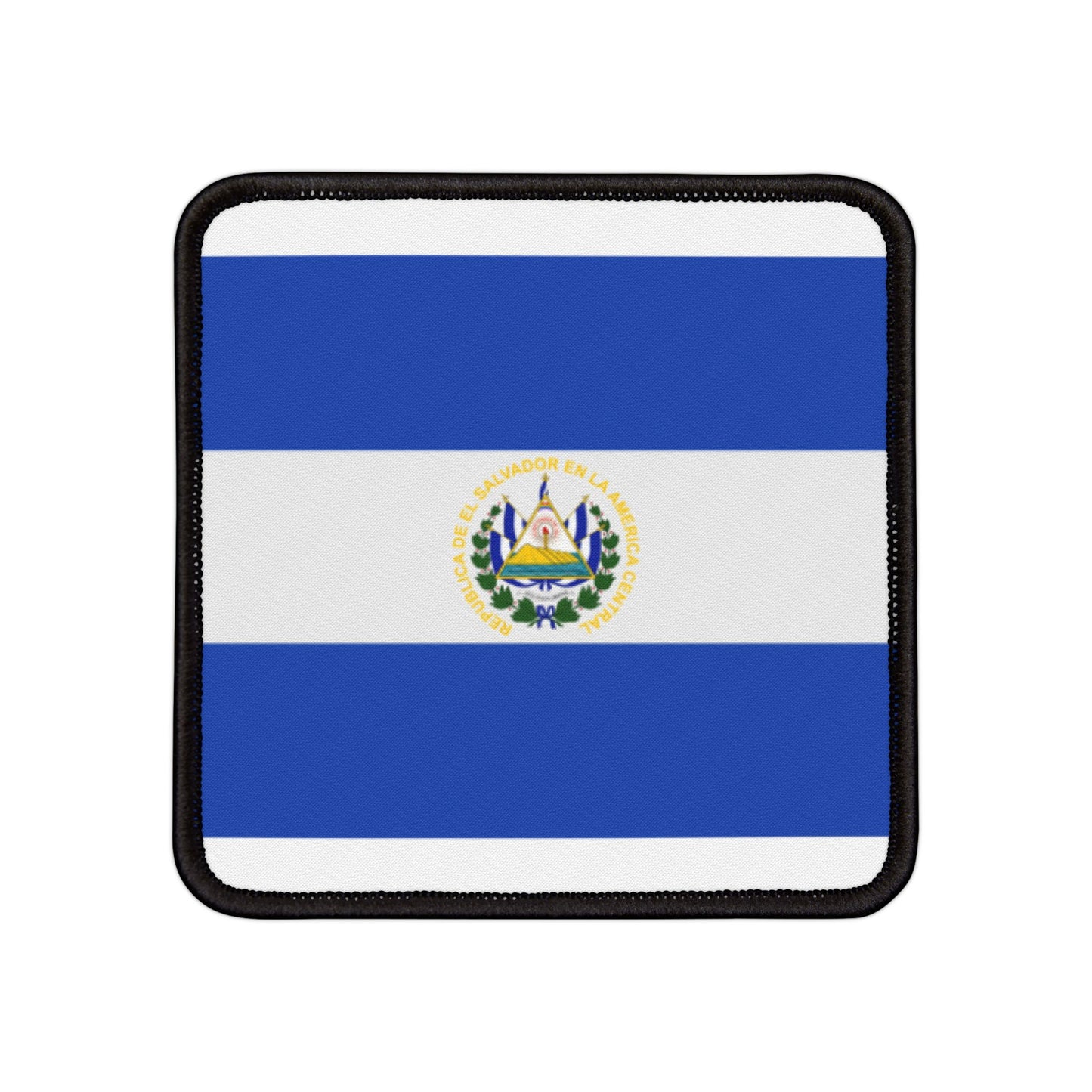 Flag Village El Salvador Flag Embroidery Iron-On Patches