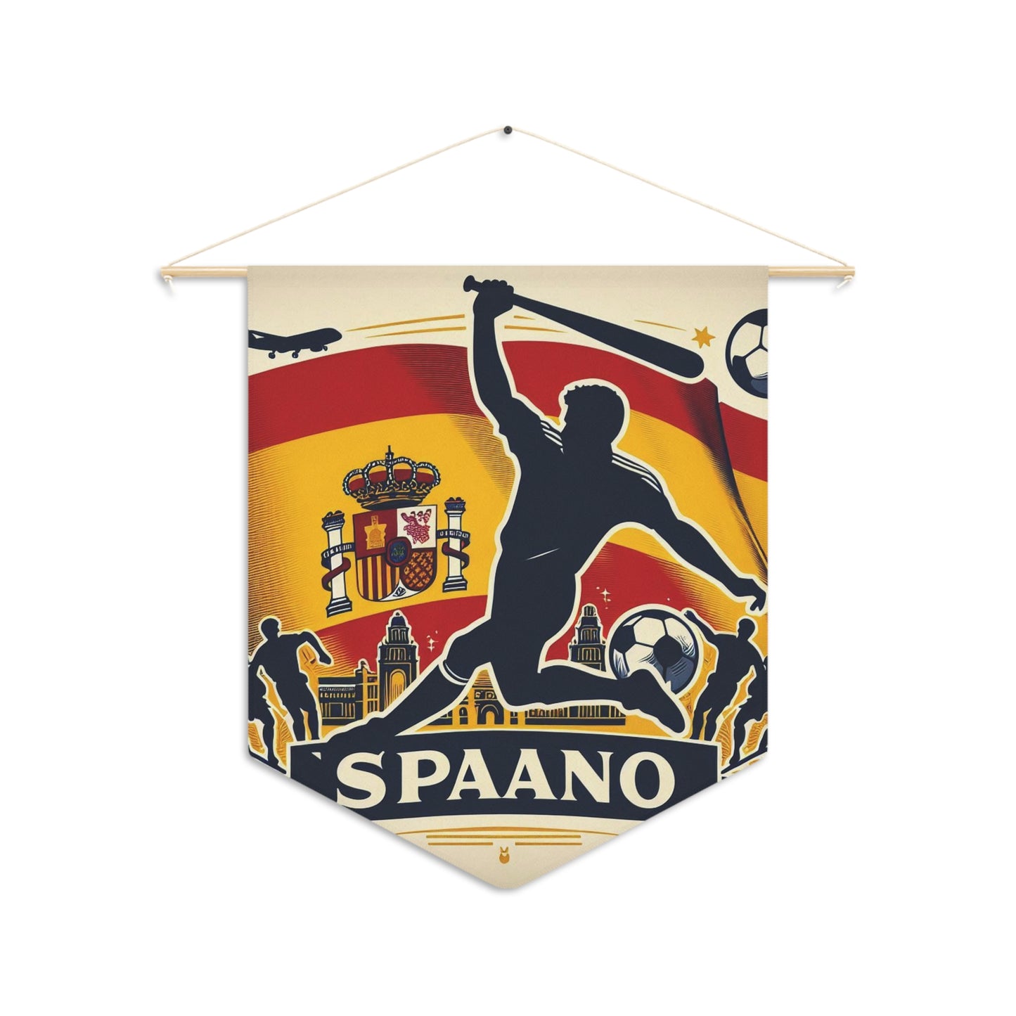 Flag Village Spain Flag Pennant Sporting Home Wall decoration ESP0002
