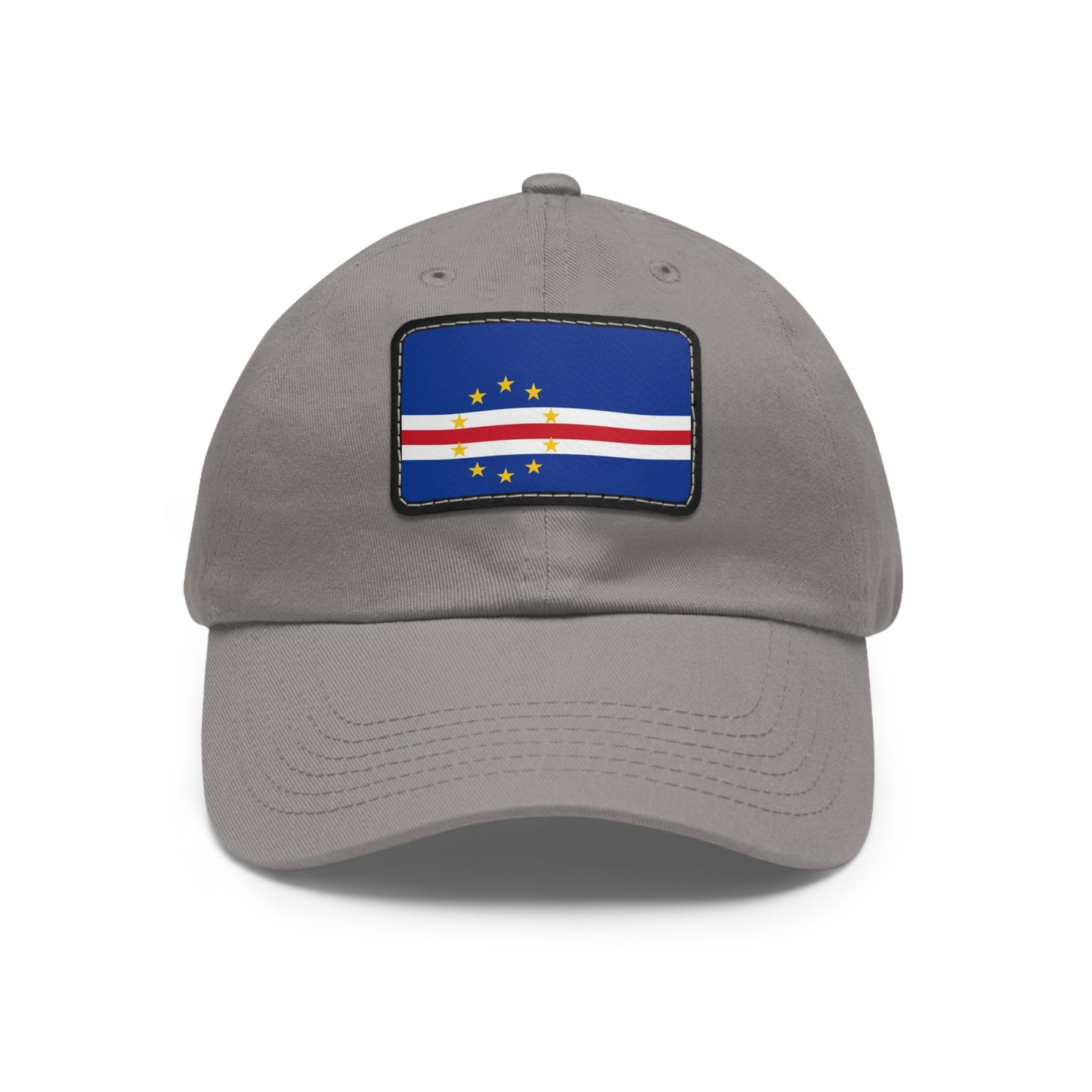 Flag Village Cape Verde Flag Hat Cap with Leather Patch