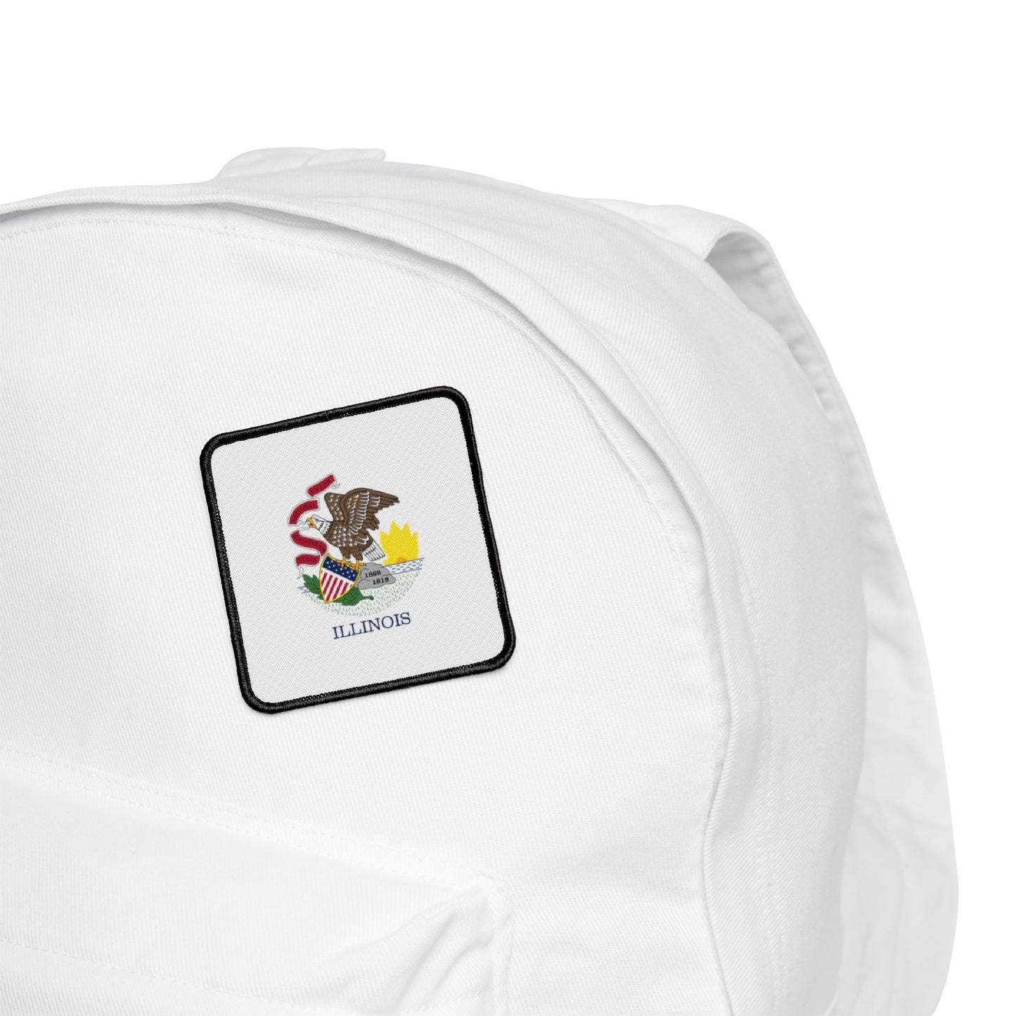 Flag Village Illinois State Flag Embroidery Iron-On Patches