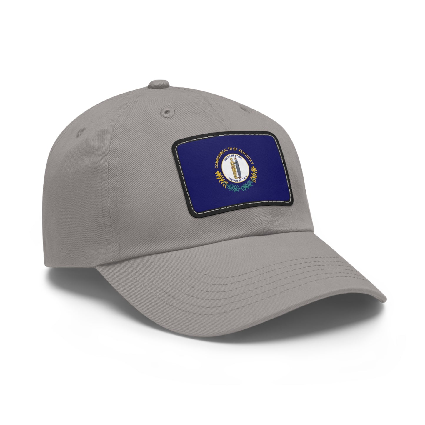 Flag Village USA Kentucky State Flag Hat Cap with Leather Patch