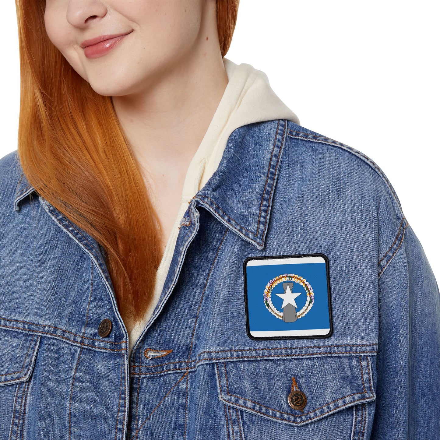 Flag Village Northern Mariana Islands Flag Embroidery Iron-On Patches