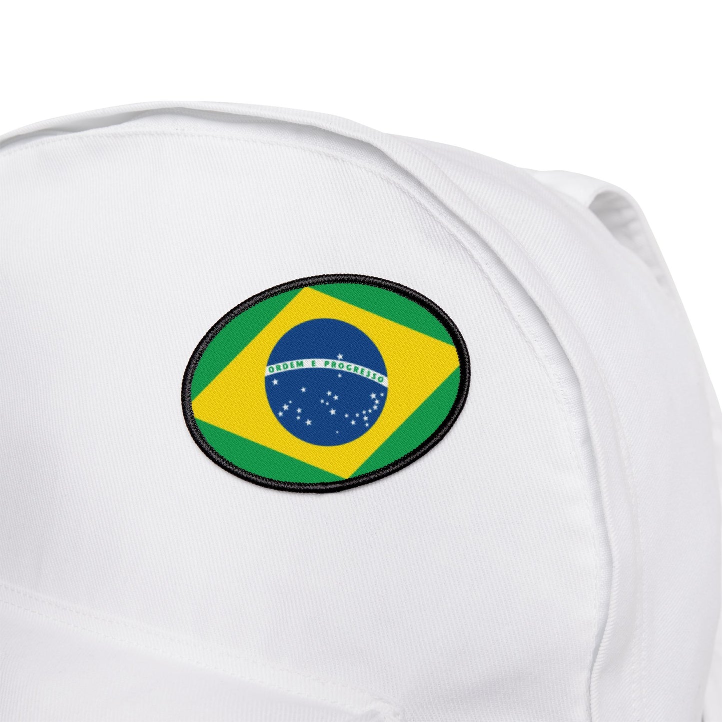 Flag Village Brazil Flag Embroidery Iron-On Patches
