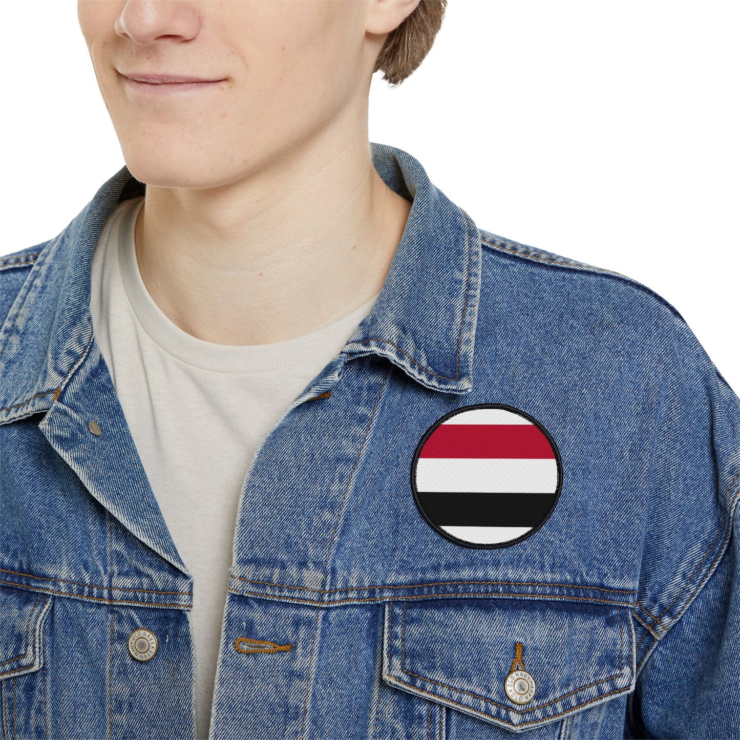 Flag Village Yemen Flag Embroidery Iron-On Patches