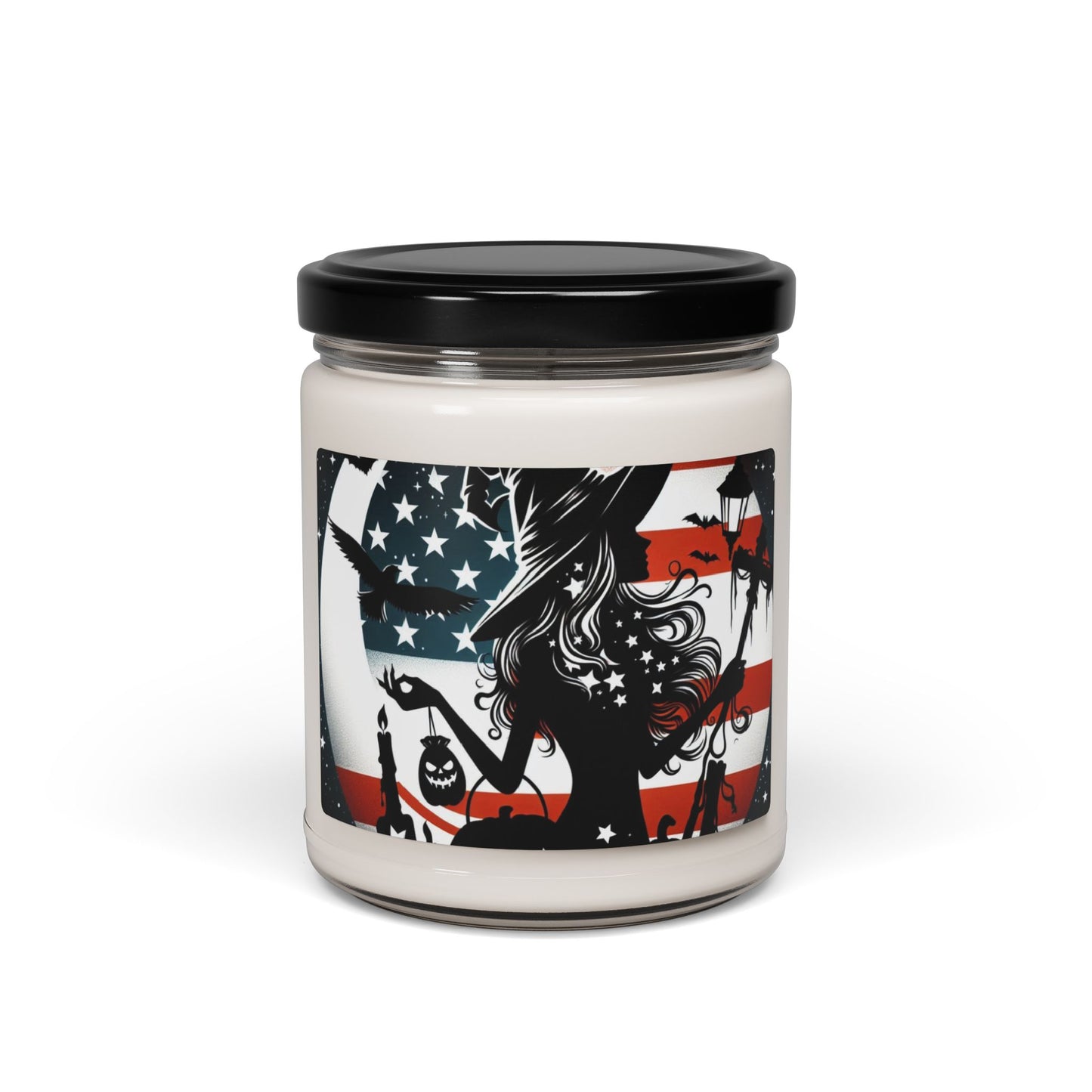 Flag Village Halloween Pretty Witch Scented Soy Candle, 9oz HW0026