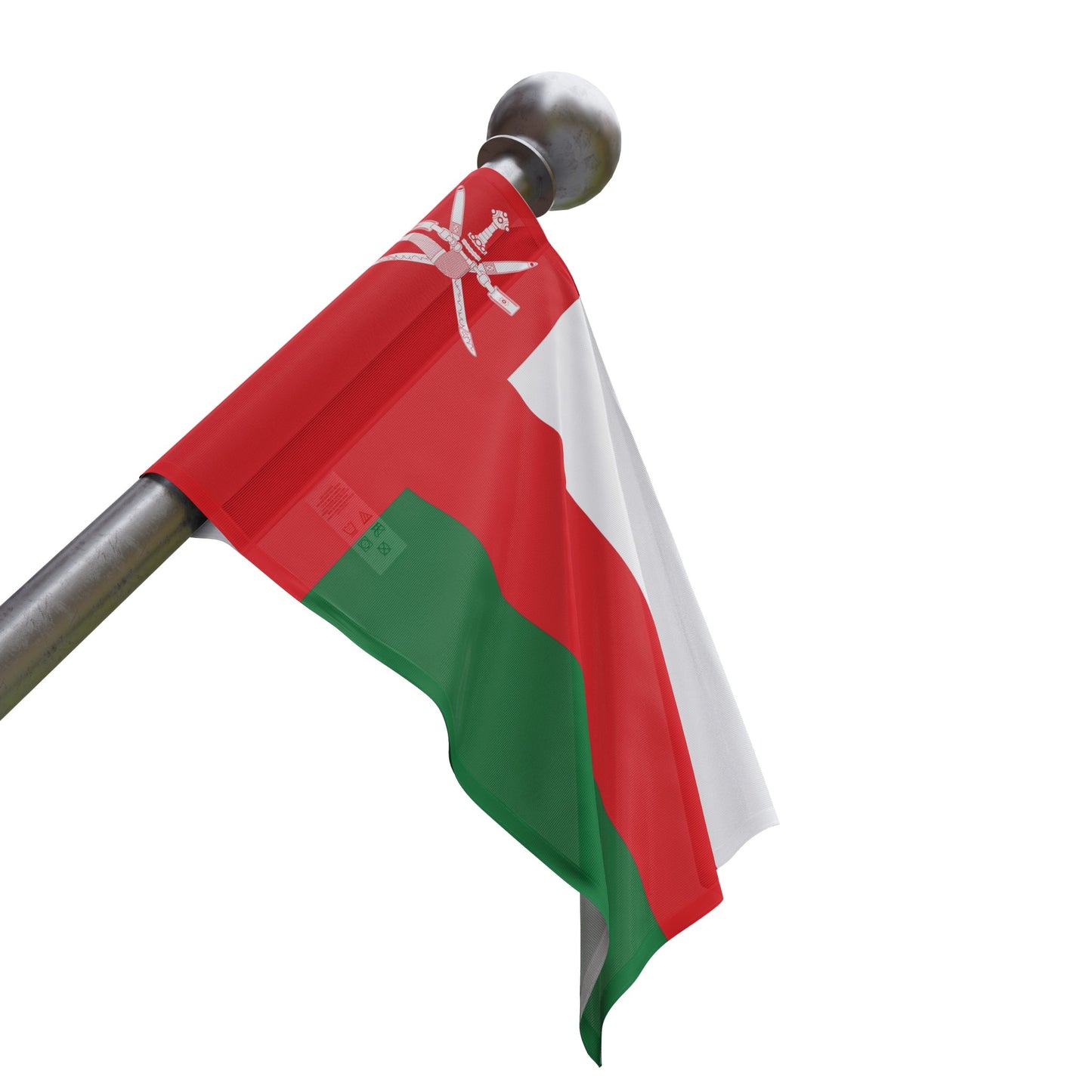 Flag Village Oman Flag 18" x 12" / 36" x 24" / 60" x 36"