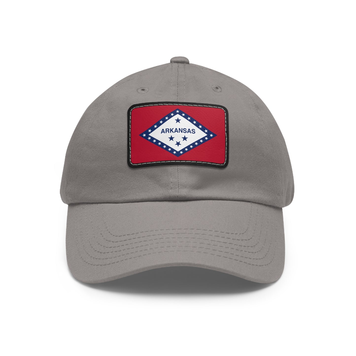 Flag Village USA American Arkansas State Flag Hat Cap with Leather Patch
