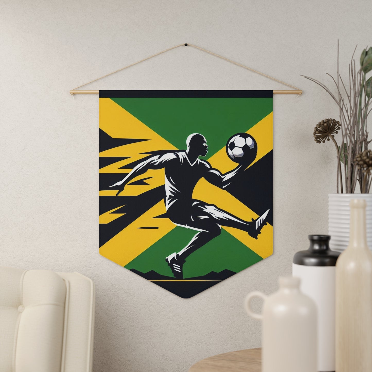 Flag Village JAMAICA Flag Pennant Sporting Home Wall decoration JAM0002