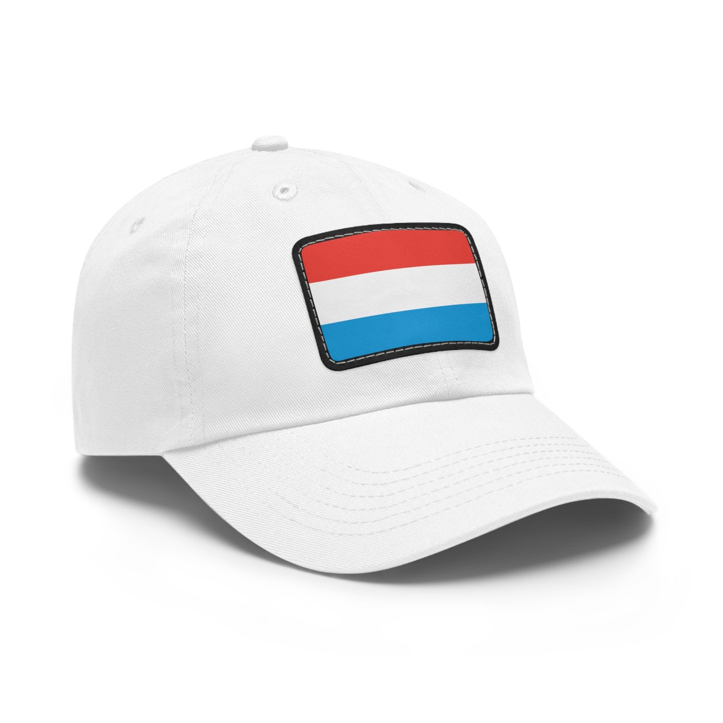 Flag Village Luxembourg Flag Hat Cap with Leather Patch