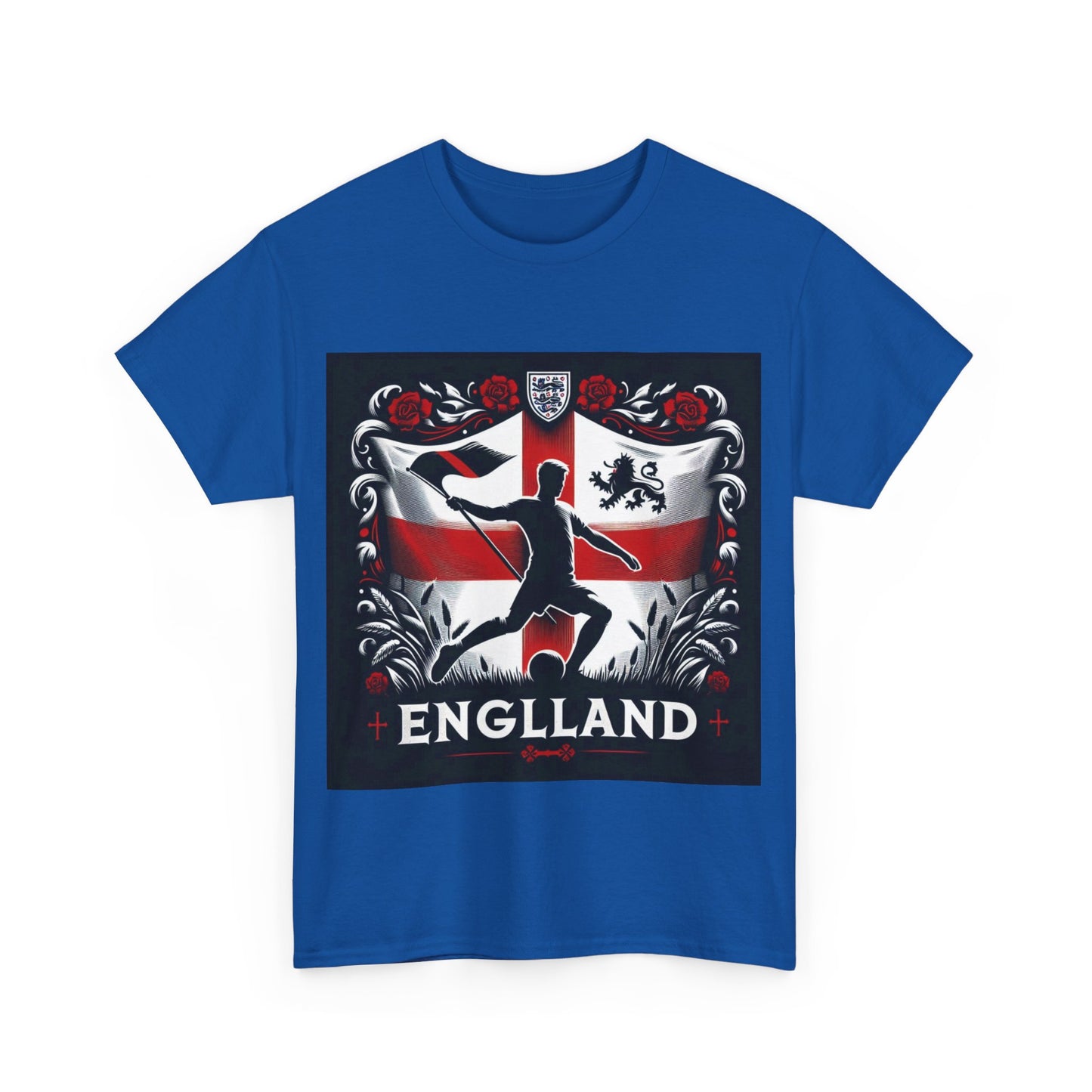 Flag Village England Sporting Flag T-SHIRT Heavy Cotton Tee GBR0012