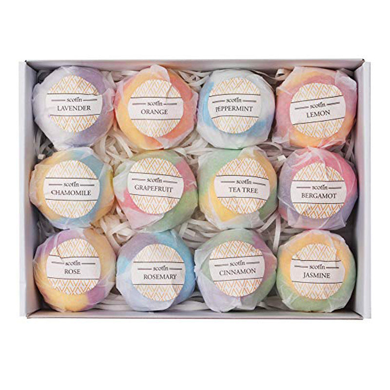 Flag Village Bath Bombs Ball Explosion Salt Ball Gift Box
