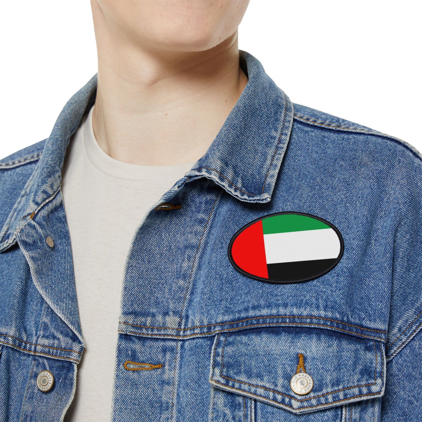 Flag Village United Arab Emirates Flag Embroidery Iron-On Patches