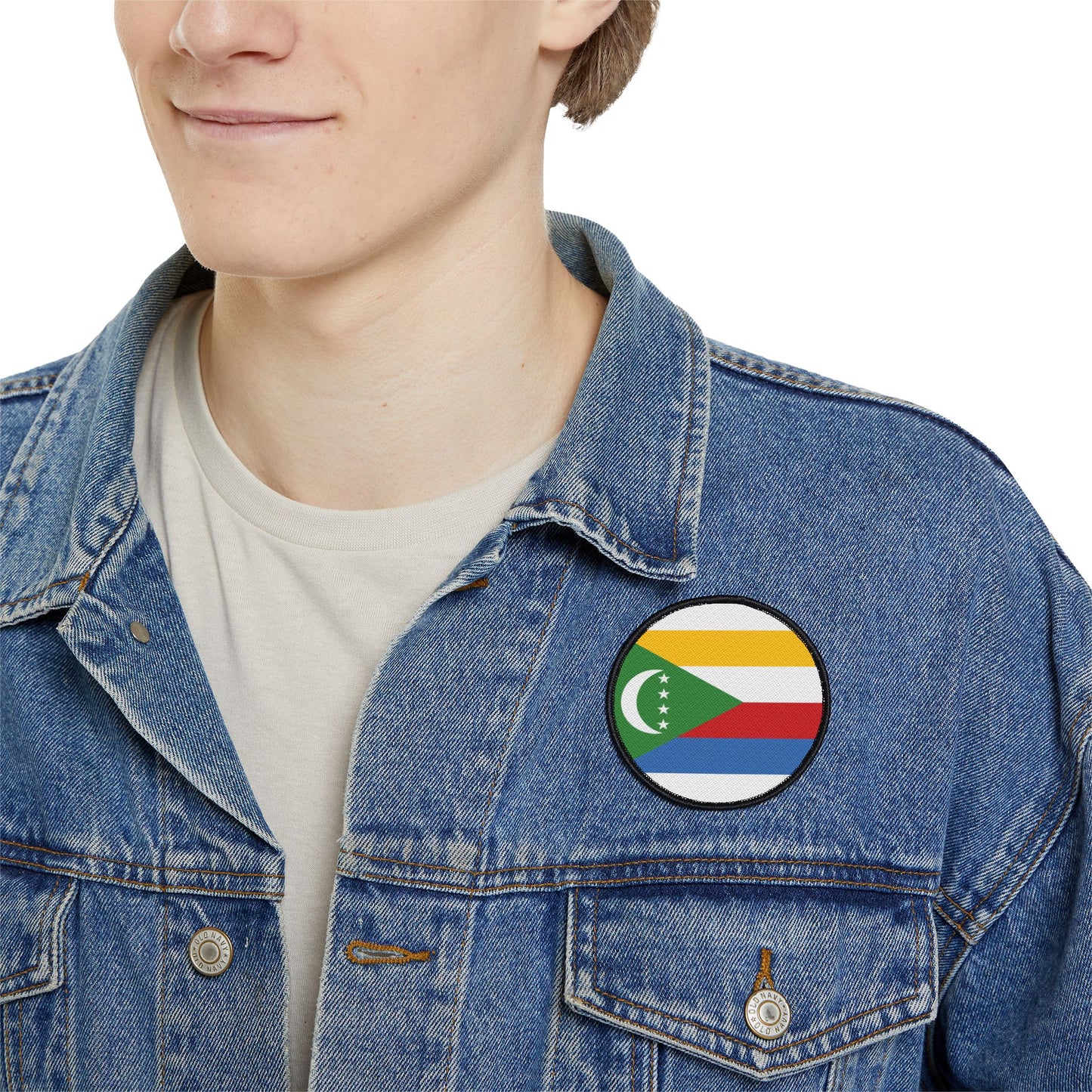 Flag Village Comoros Flag Embroidery Iron-On Patches