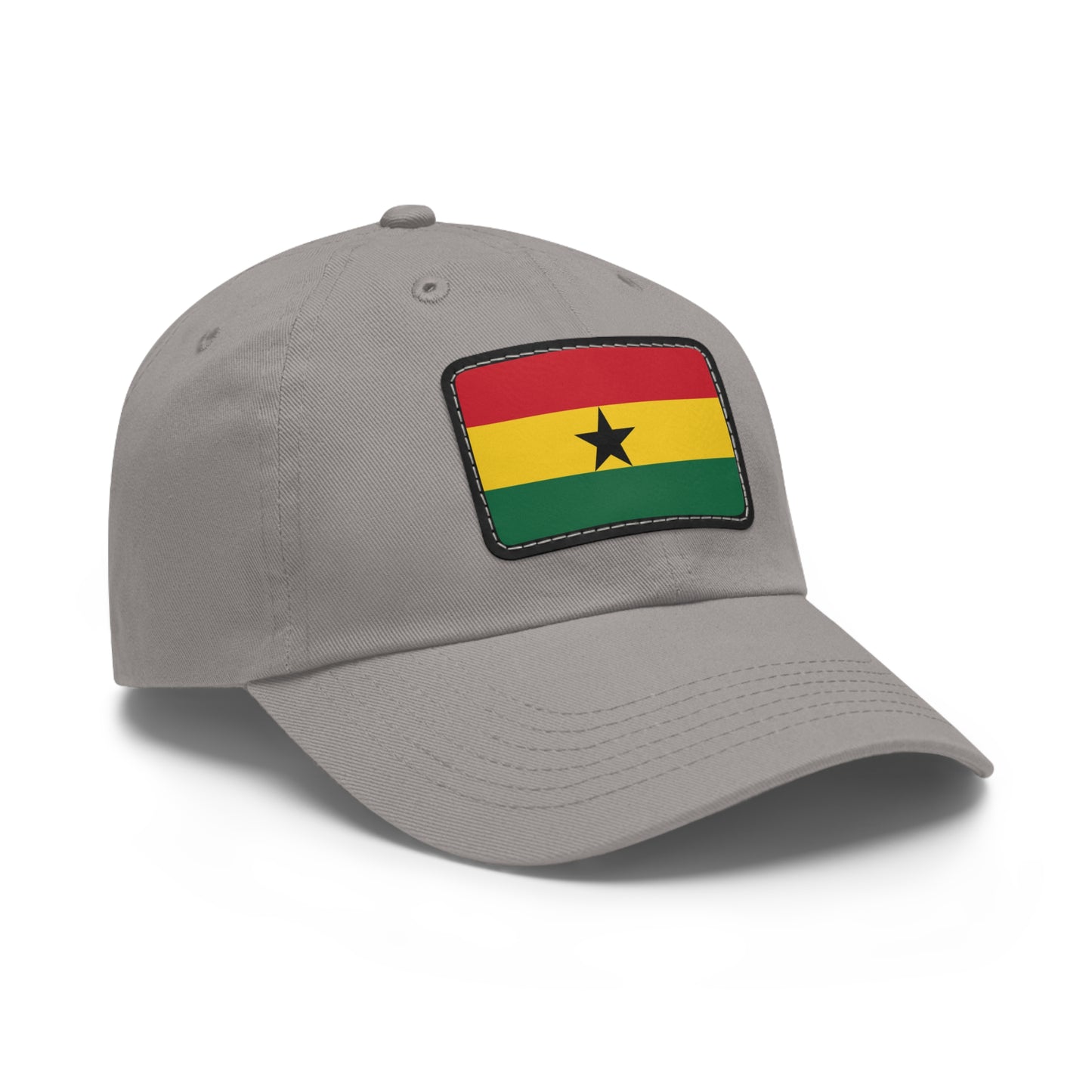 Flag Village Ghana Flag Hat Cap with Leather Patch