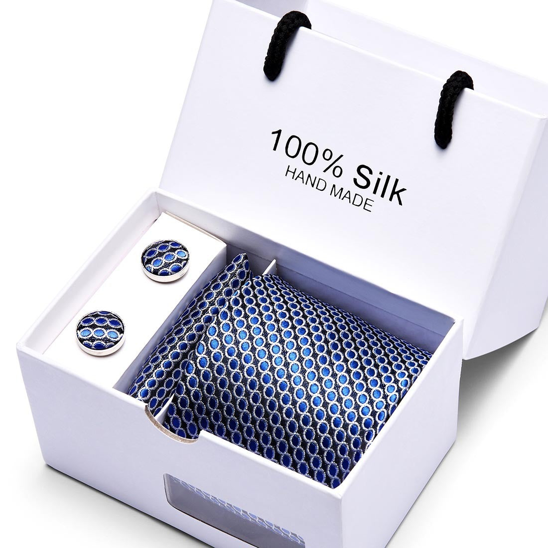 Flag Village Men's gift box 5-piece suit business formal wedding tie