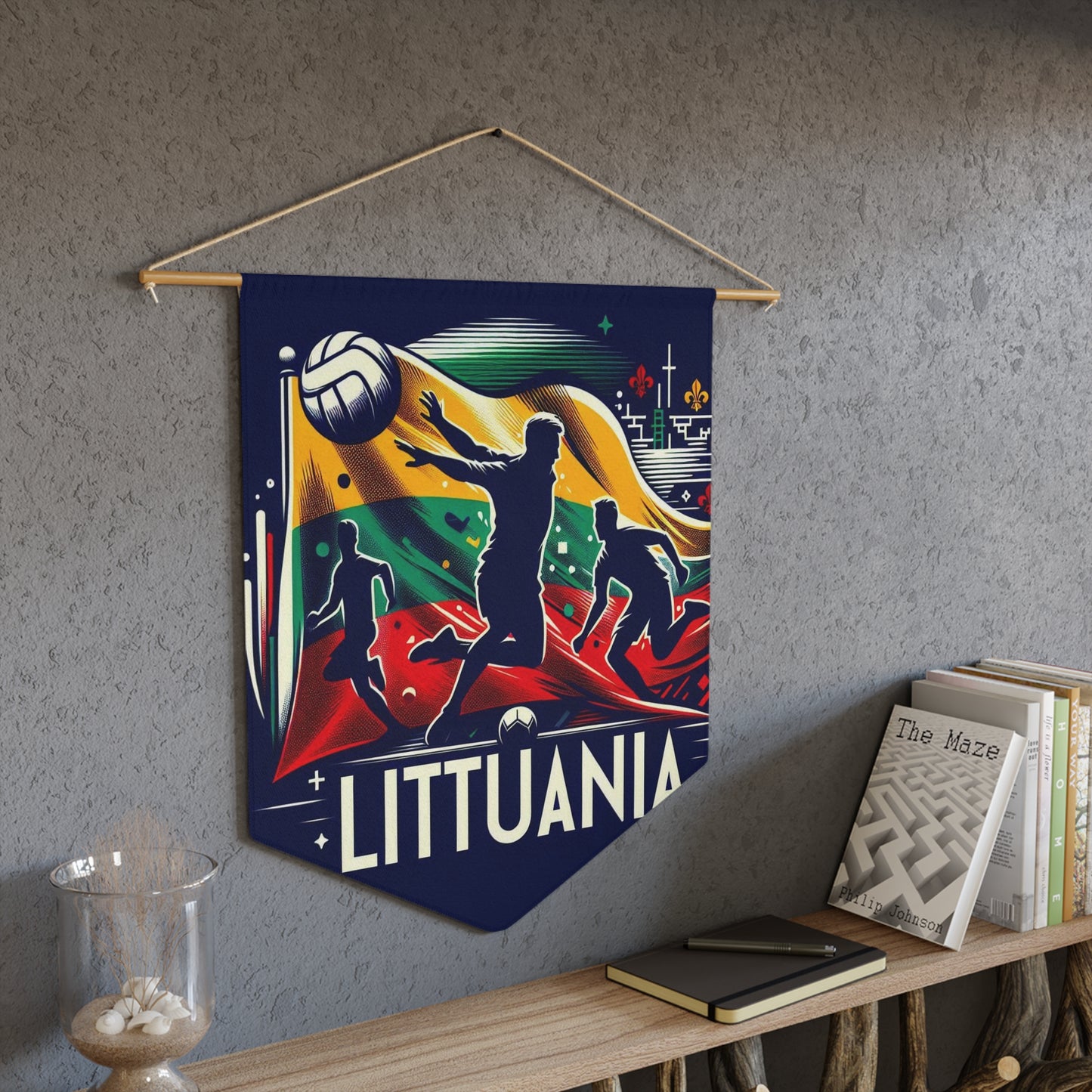 Flag Village Lithuania Flag Pennant Sporting Home Wall decoration LTU0001