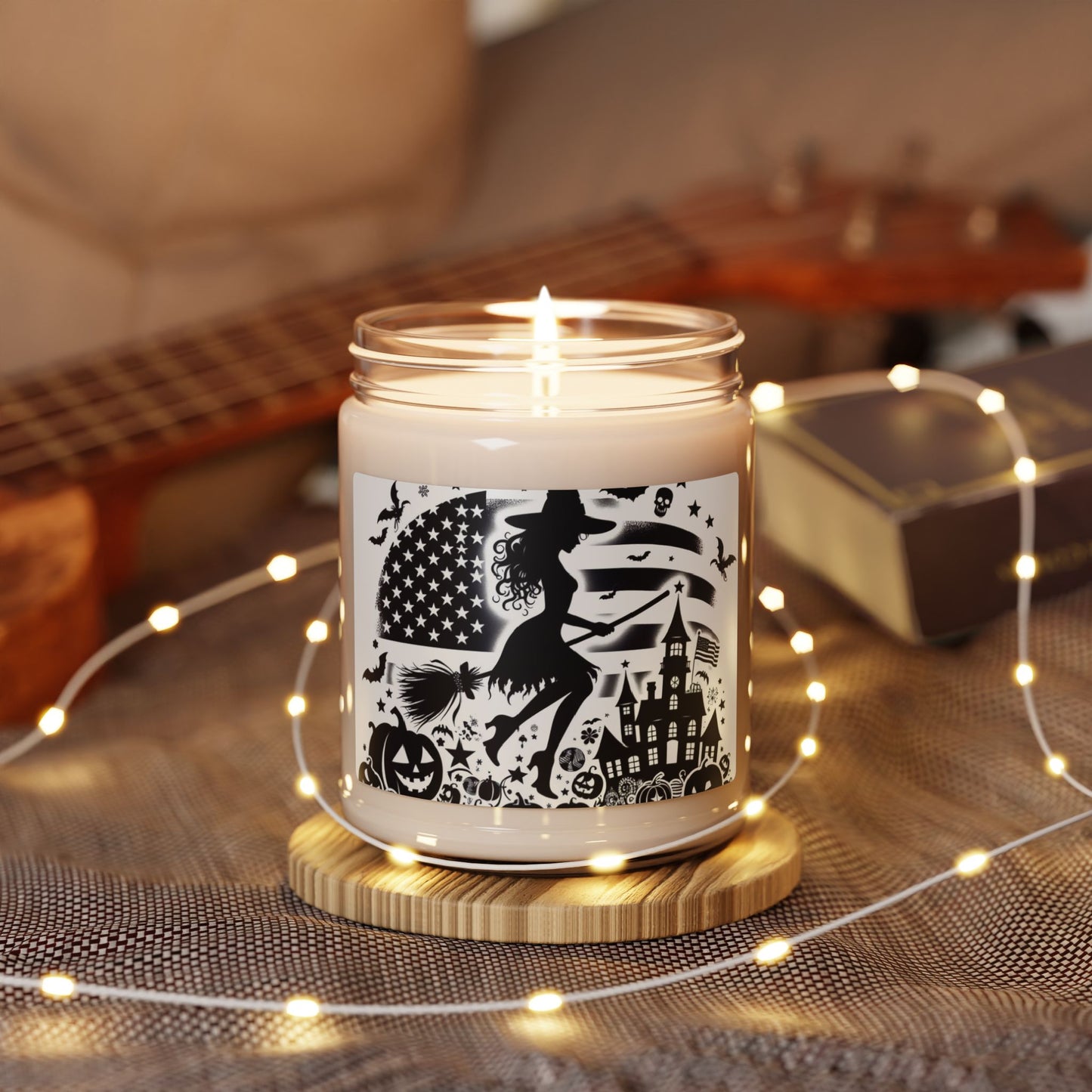 Flag Village Halloween Pretty Witch Scented Soy Candle, 9oz HW0031