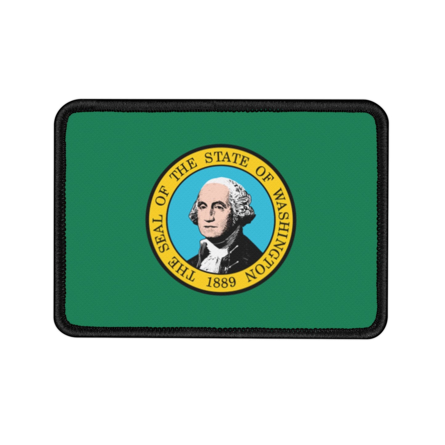 Flag Village Washington State Flag Embroidery Iron-On Patches